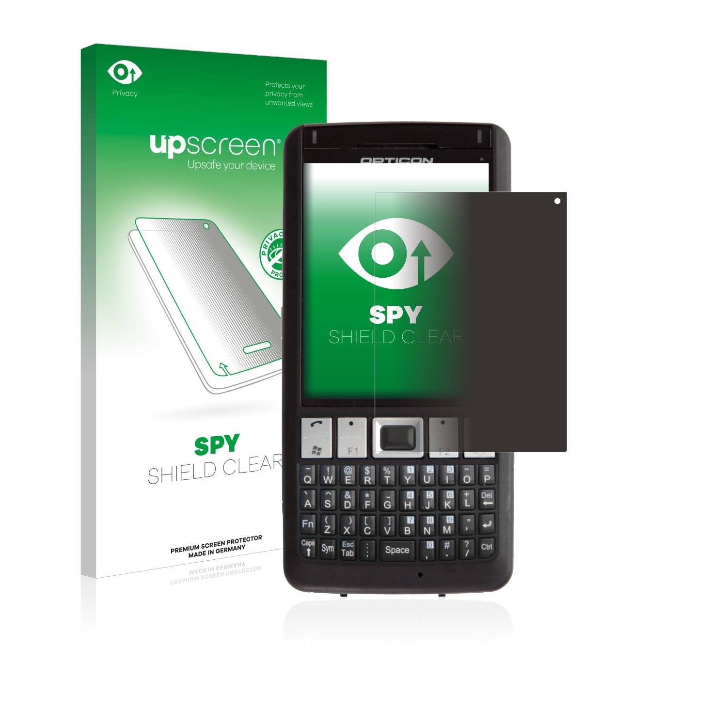 upscreen Spy Shield Clear Premium Blickschutzfolie für Opticon