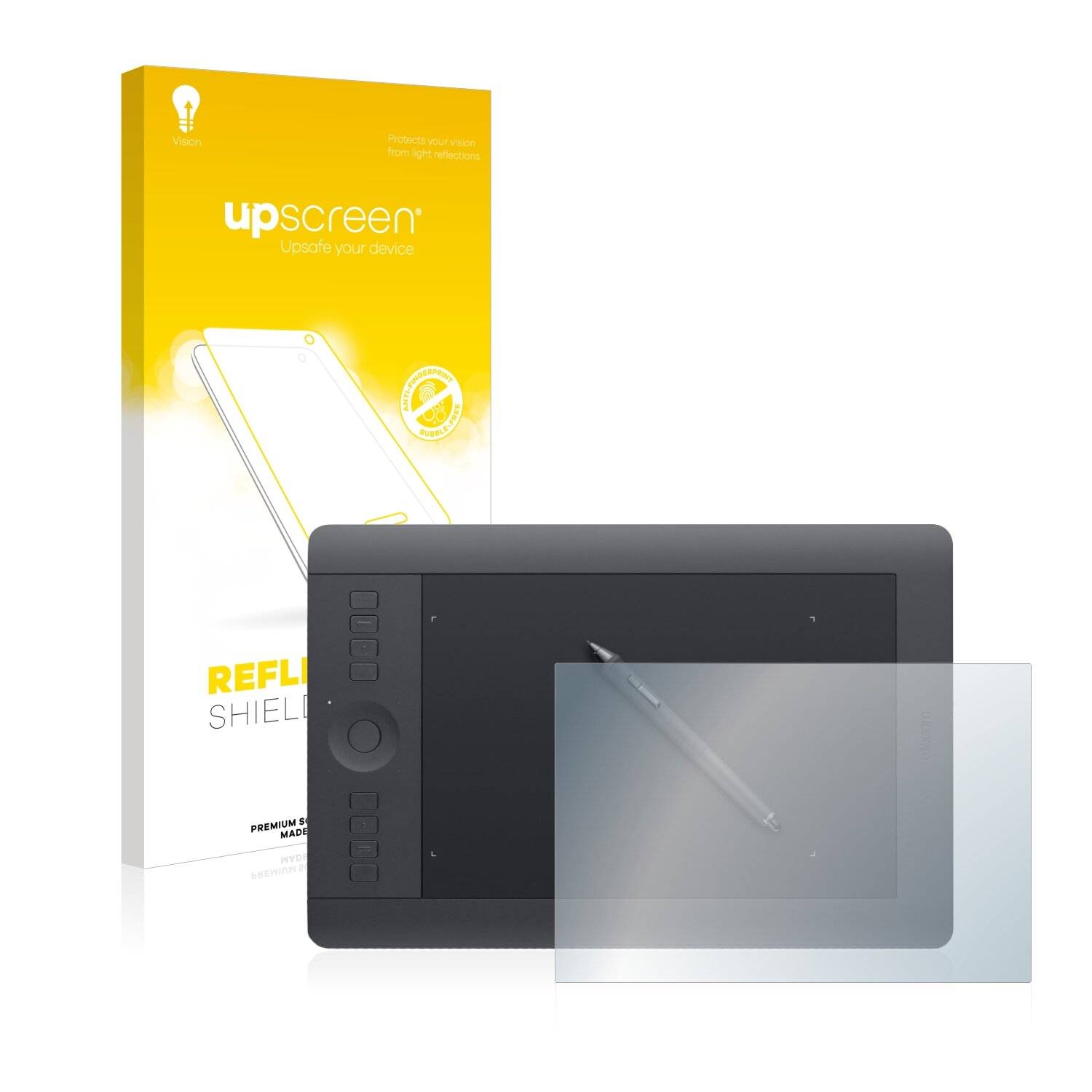 upscreen Reflection Shield Matte Premium Displayschutzfolie für Wacom Intuos Pro S