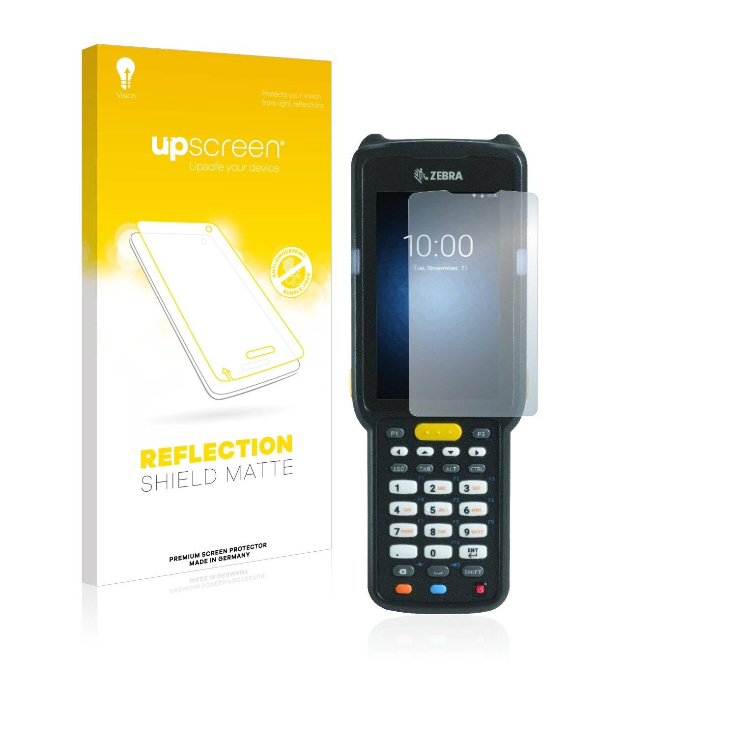 upscreen Reflection Shield Matte Premium Displayschutzfolie für Zebra