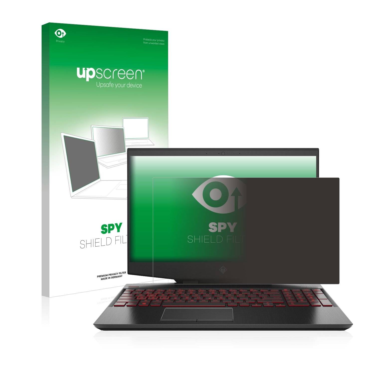 upscreen Spy Shield Filter Premium Blickschutzfilter für HP Omen