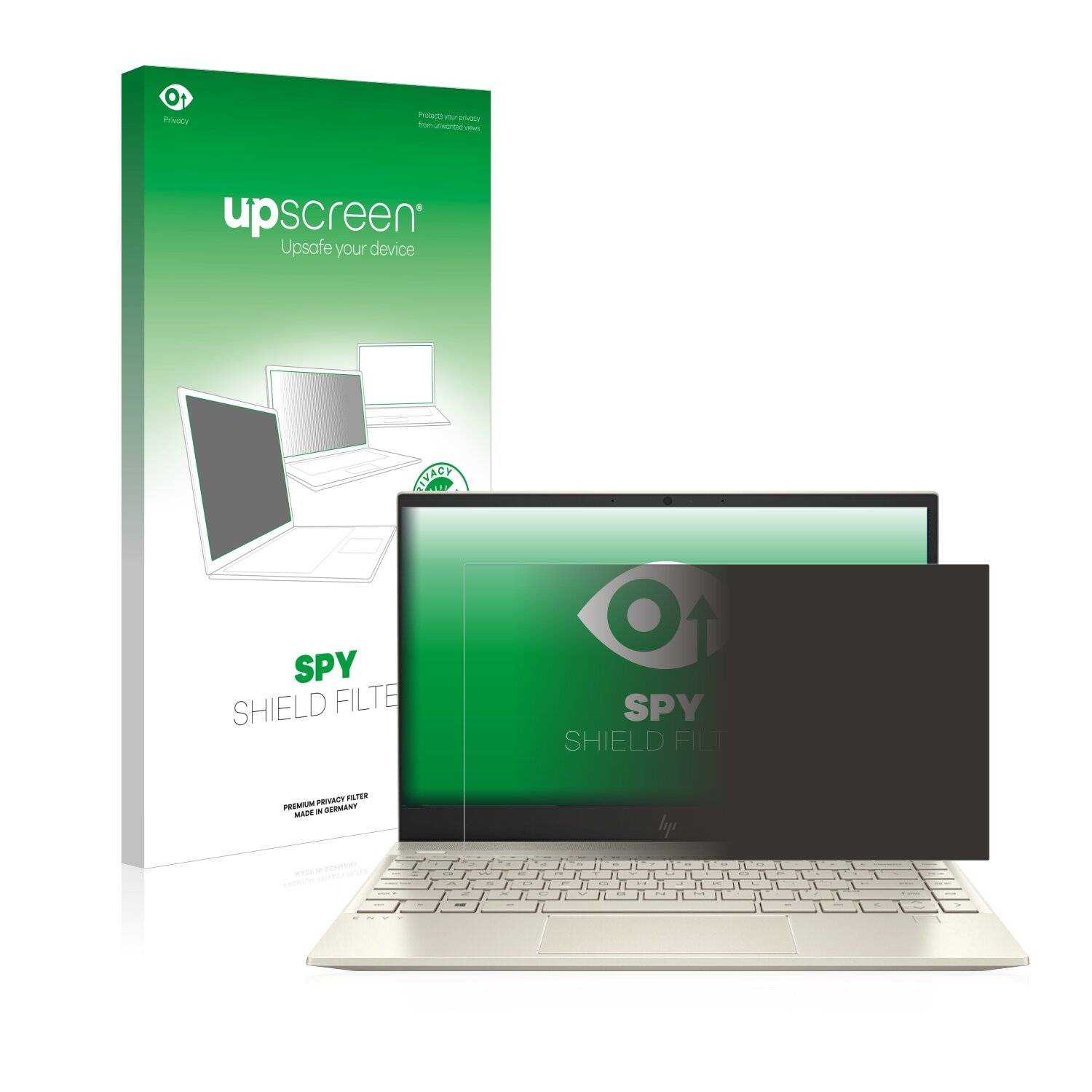 upscreen Spy Shield Filter Premium Blickschutzfilter für HP Envy