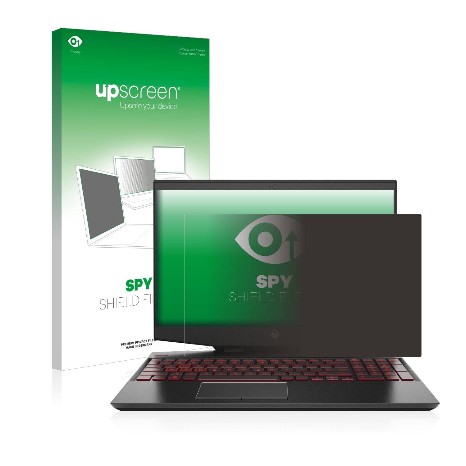 upscreen Spy Shield Filter Premium Blickschutzfilter für HP Omen Gaming