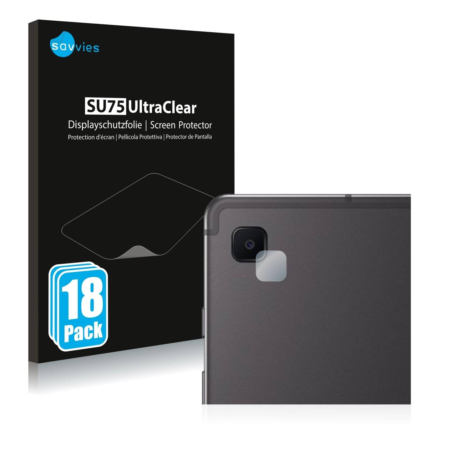 18x Savvies SU75 Displayschutzfolie für Samsung Galaxy Tab S6 Lite 2020 (NUR