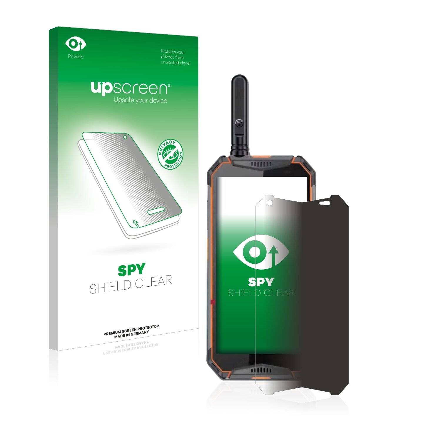upscreen Spy Shield Clear Premium Blickschutzfolie für Ulefone Armor