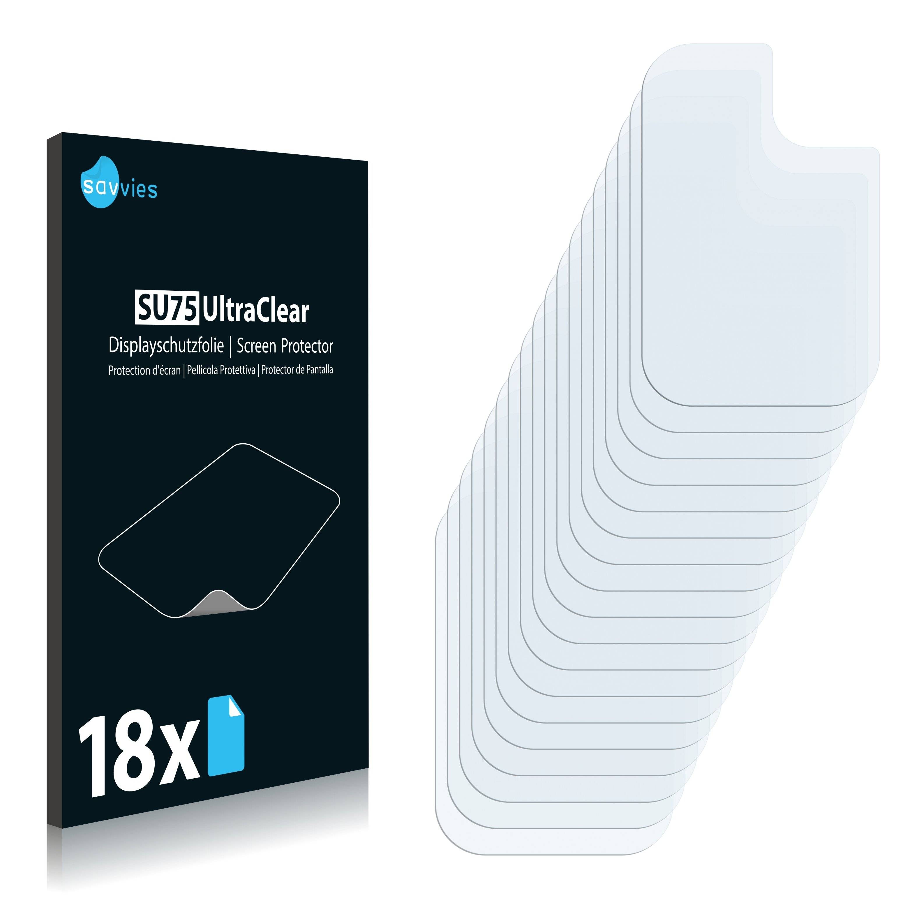 18x Savvies SU75 Displayschutzfolie für Samsung Galaxy A21s (NUR