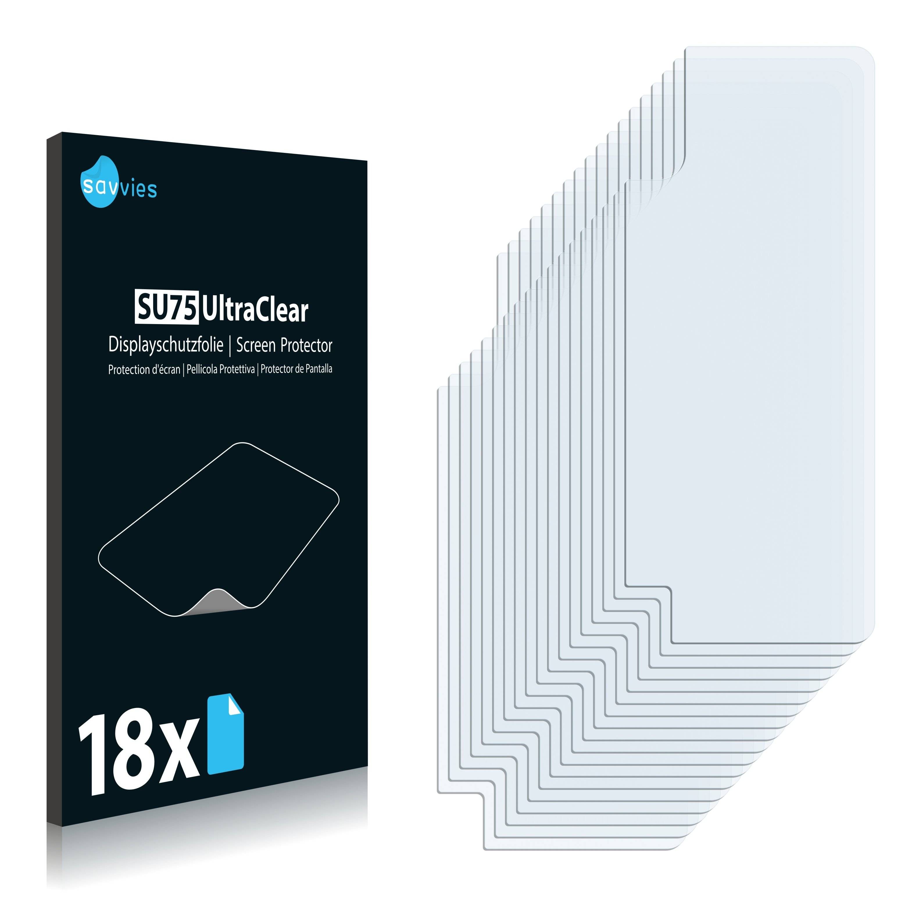 18x Savvies SU75 Displayschutzfolie für Samsung Galaxy M01