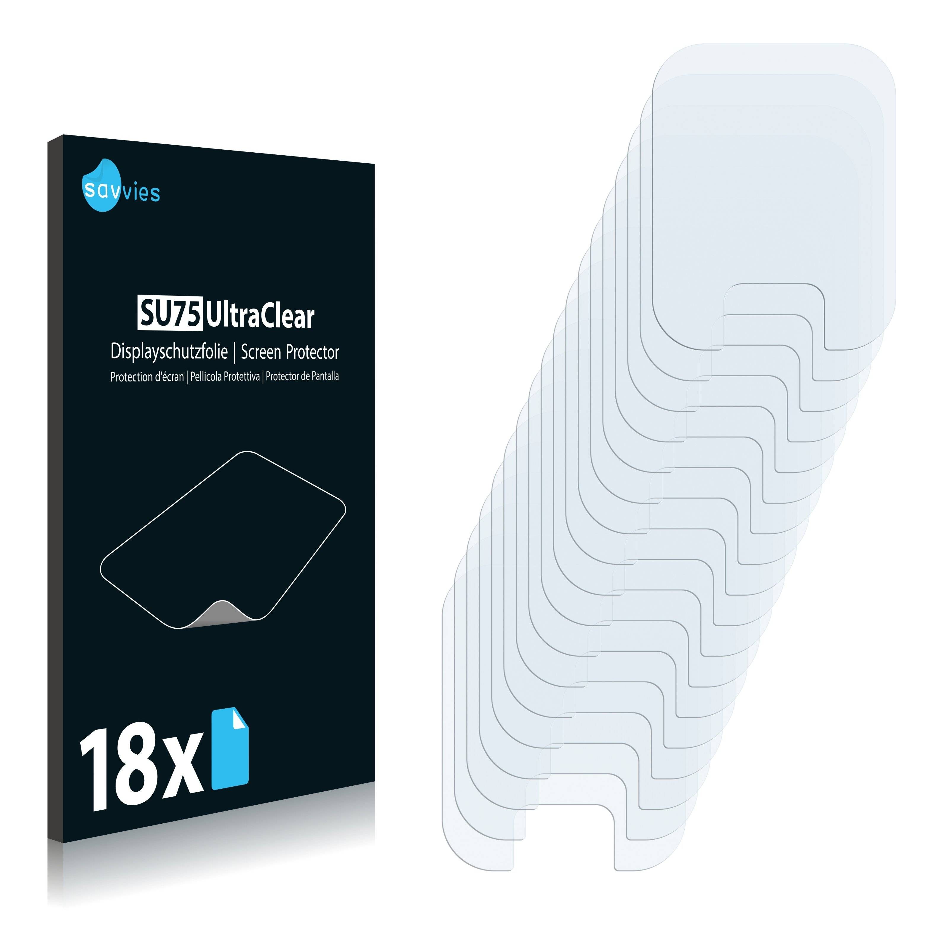 18x Savvies SU75 Displayschutzfolie für Xiaomi Redmi 10X Pro 5G (NUR