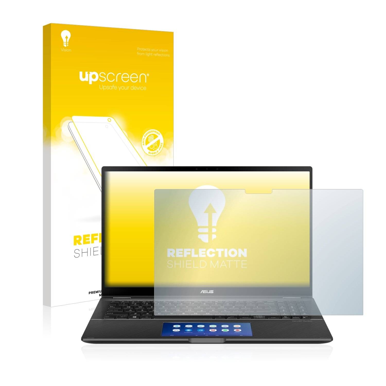 upscreen Reflection Shield Matte Premium Displayschutzfolie für Asus ZenBook Flip 15