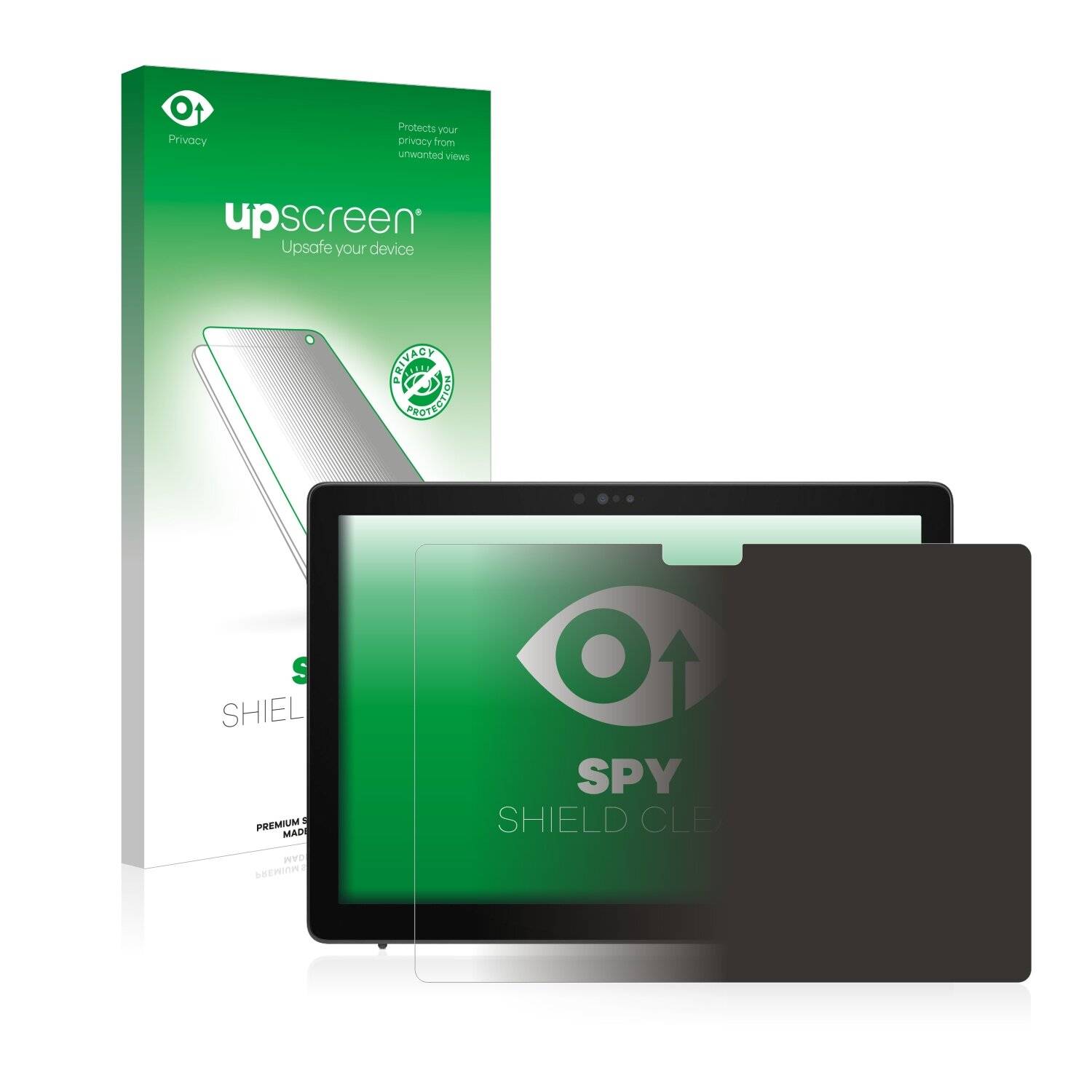 upscreen Spy Shield Clear Premium Blickschutzfolie für Dell Latitude 7210