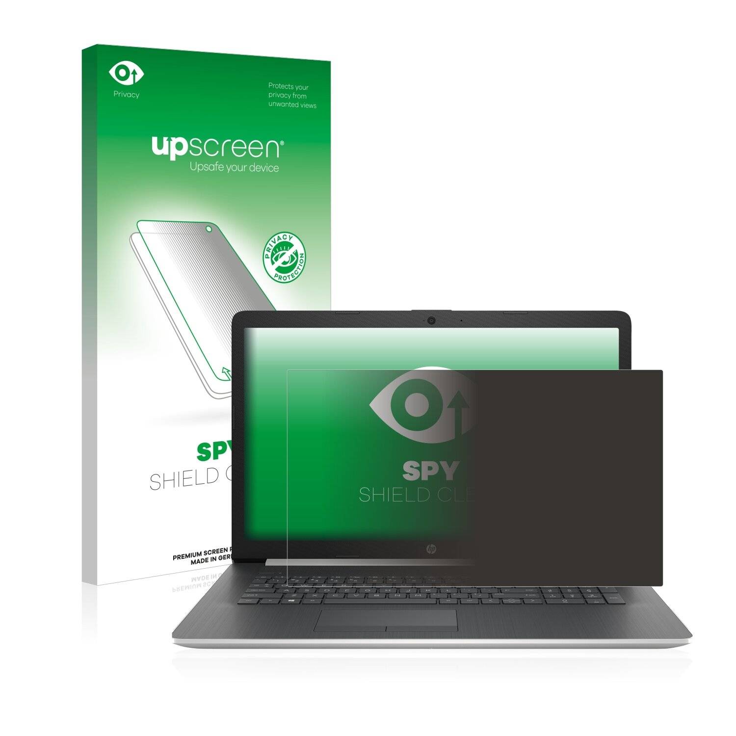 upscreen Spy Shield Clear Premium Blickschutzfolie für HP