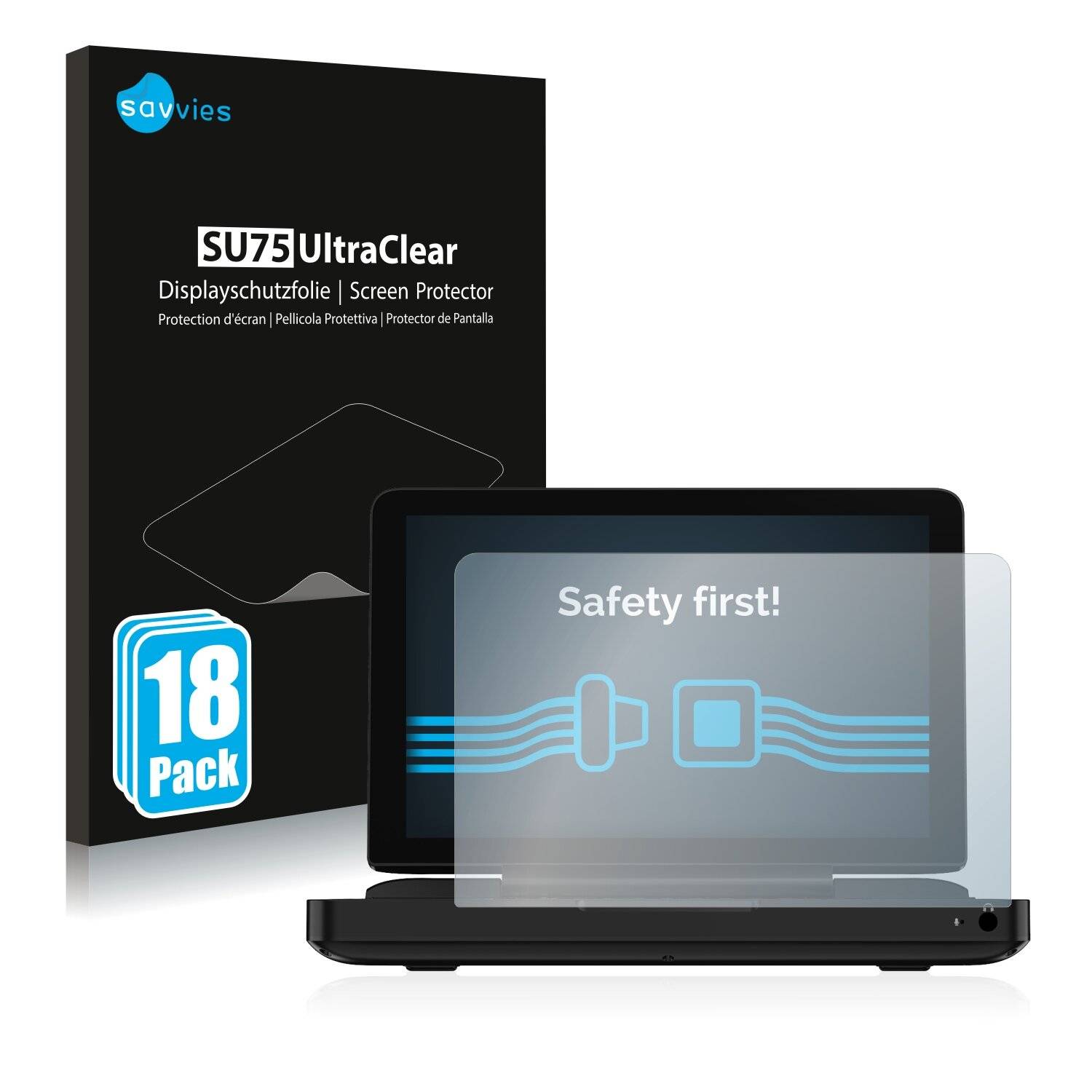 18x Savvies SU75 Displayschutzfolie für GPD Win