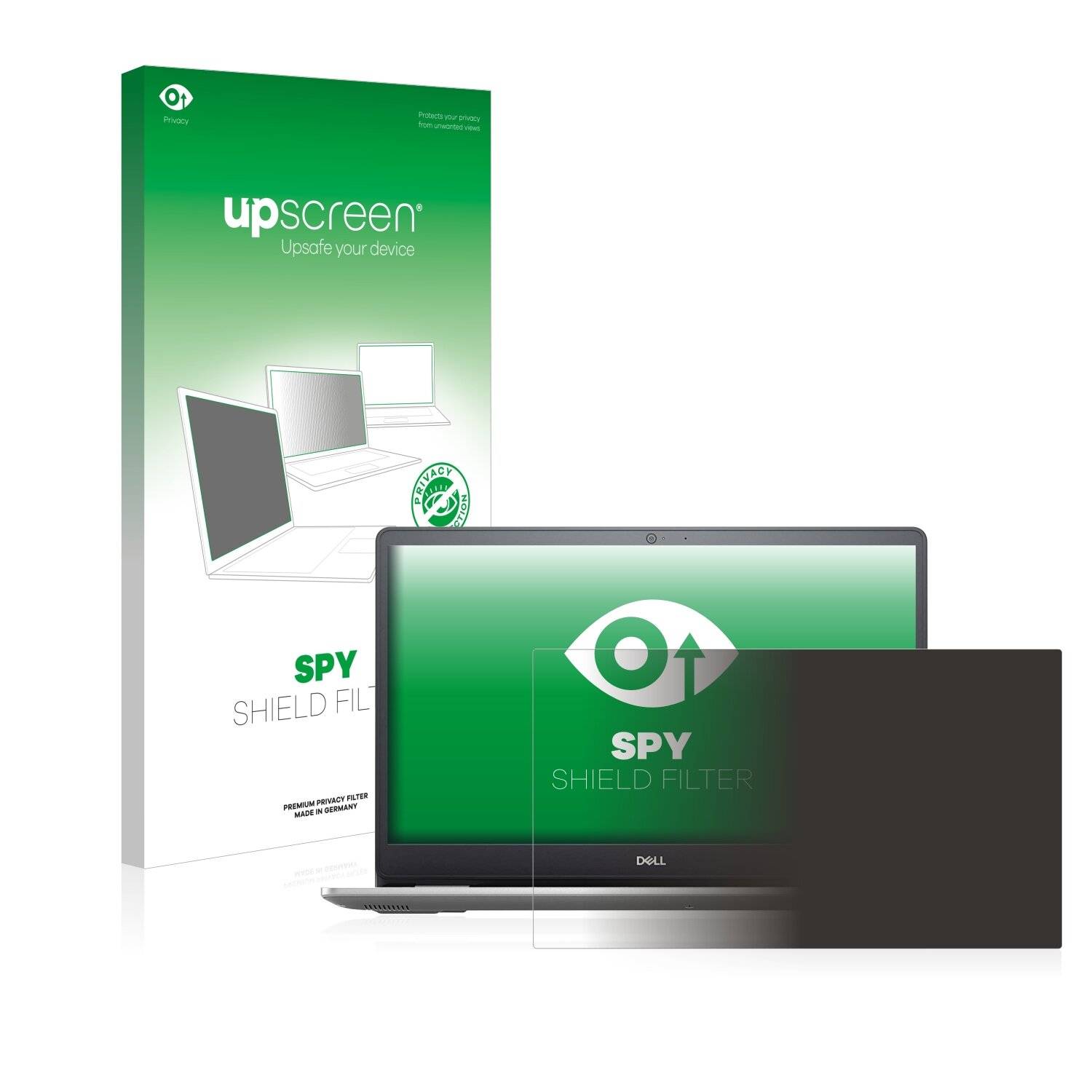 upscreen Spy Shield Filter Premium Blickschutzfilter für Dell Inspiron 15