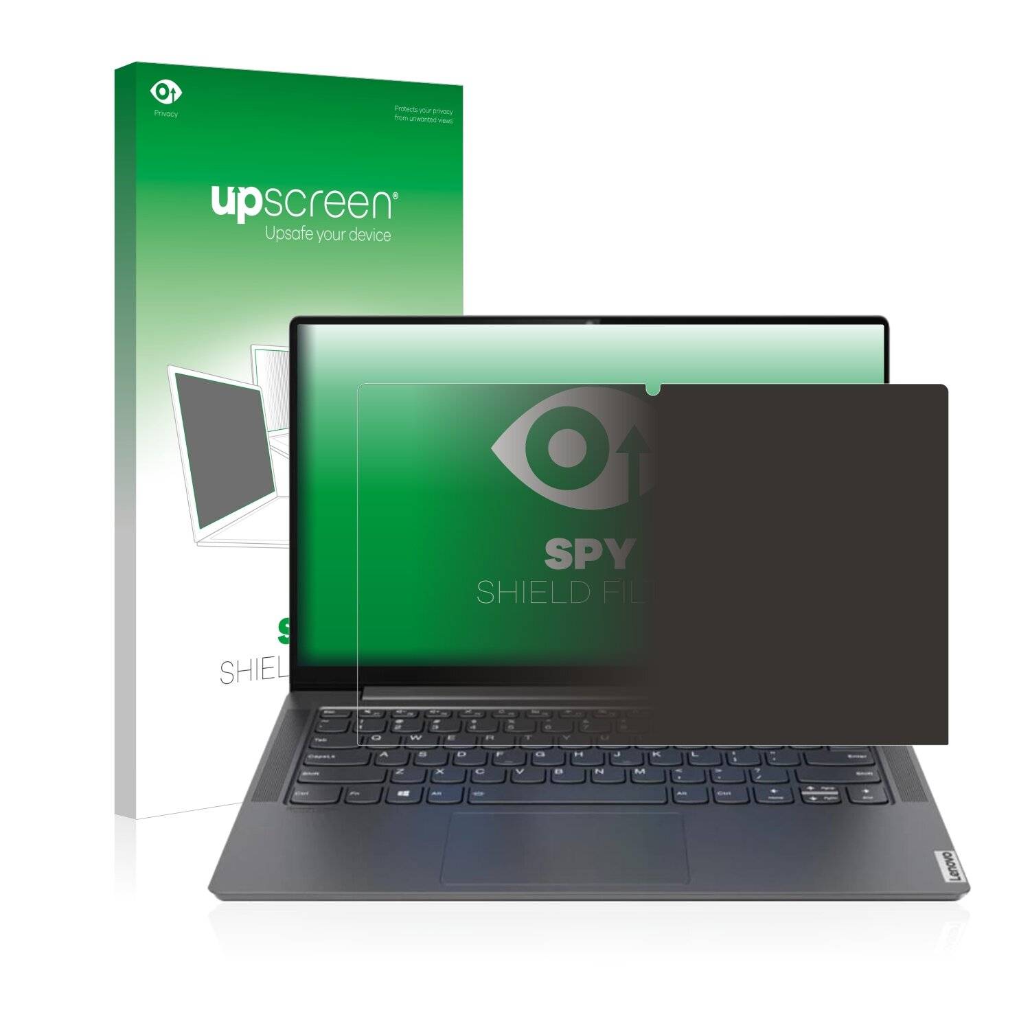upscreen Spy Shield Filter Premium Blickschutzfilter für Lenovo Yoga S740