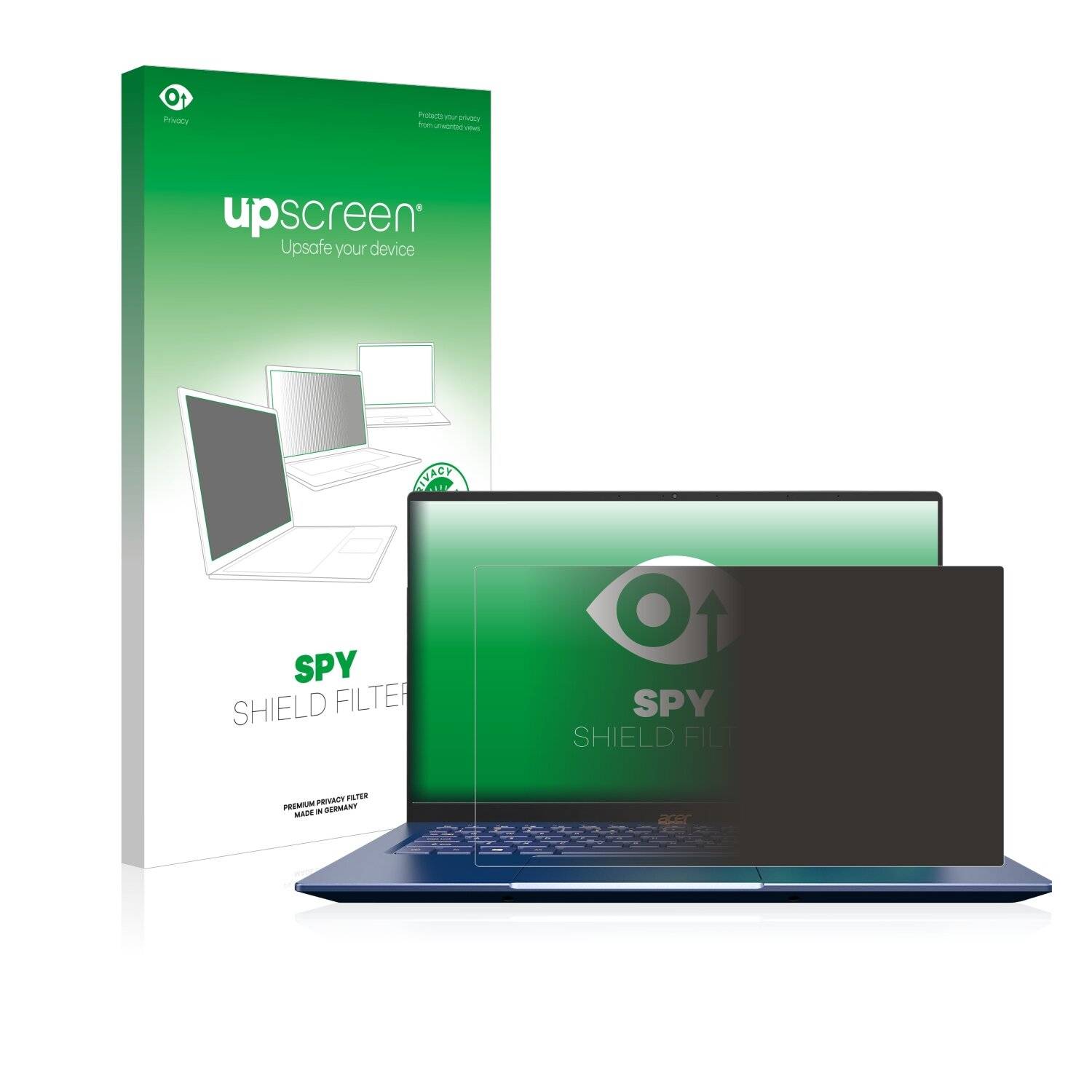 upscreen Spy Shield Filter Premium Blickschutzfilter für Acer Swift 5