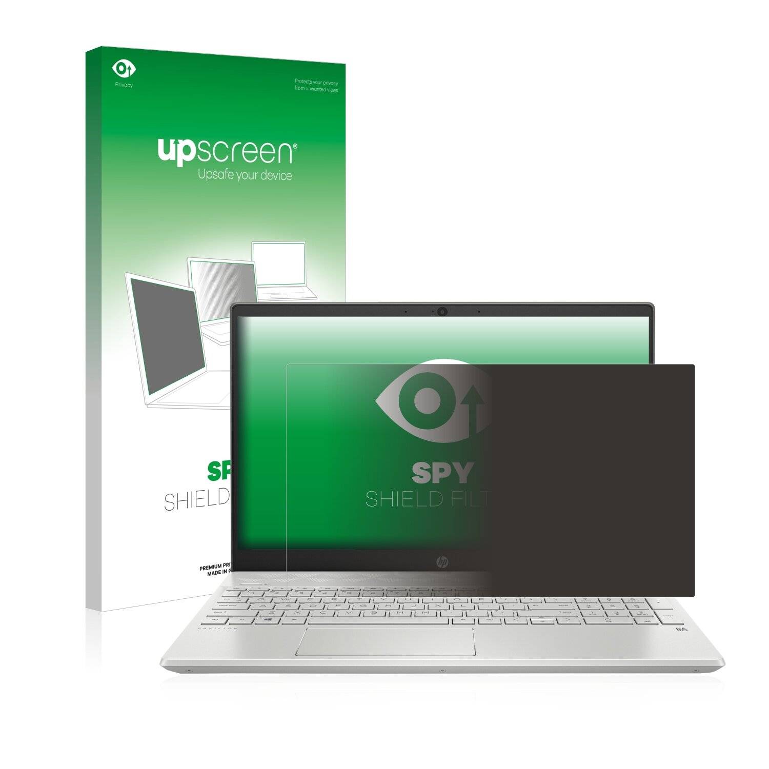 upscreen Spy Shield Filter Premium Blickschutzfilter für HP Pavilion