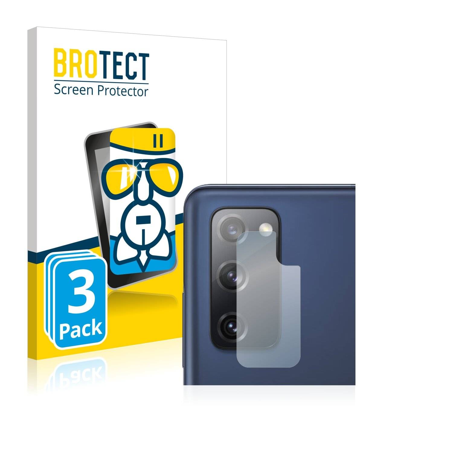 3x BROTECT AirGlass Schutzglas Folie für Samsung Galaxy S20 FE 5G (NUR