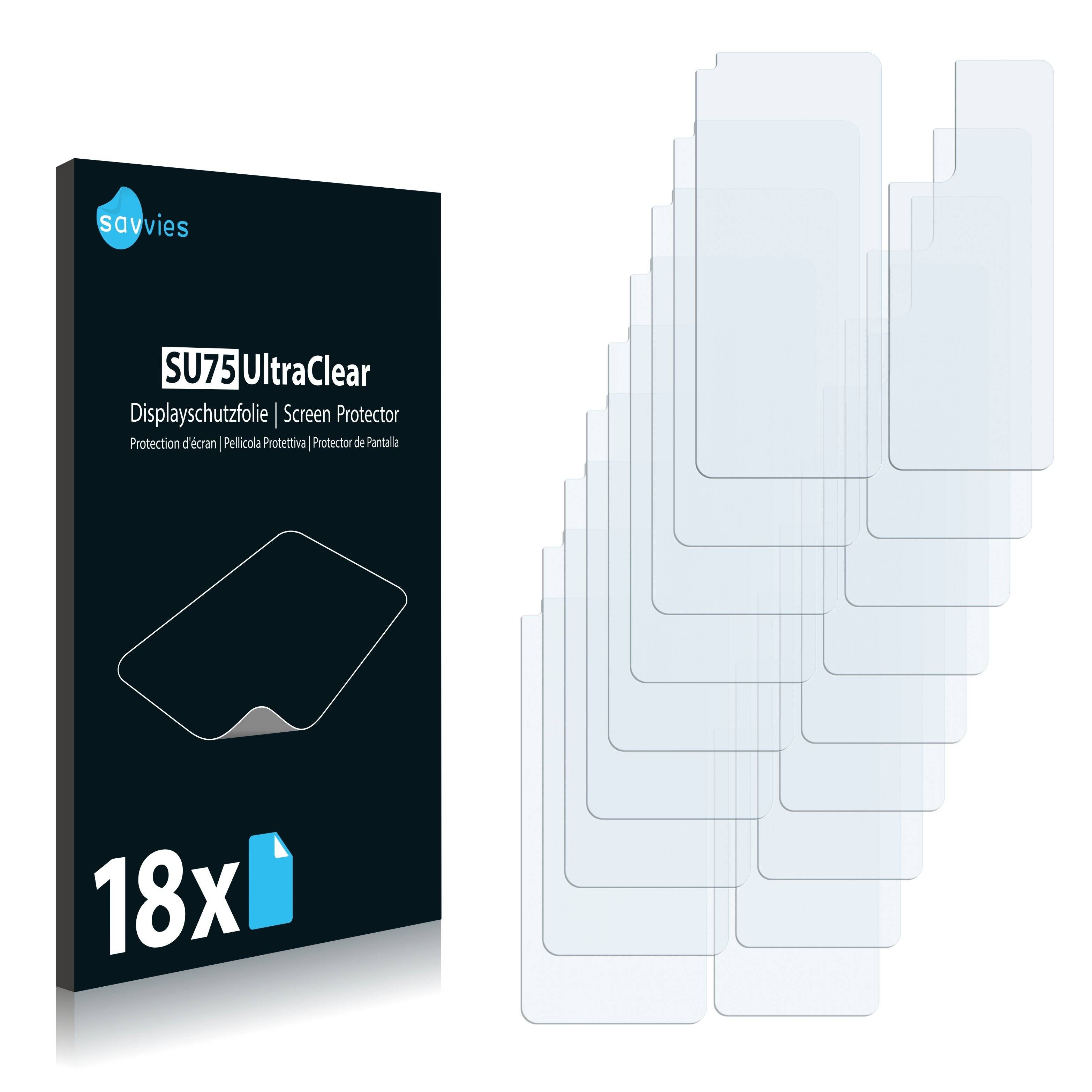 18x Savvies SU75 Displayschutzfolie für Xiaomi Mi 10T Pro 5G (Vorder +