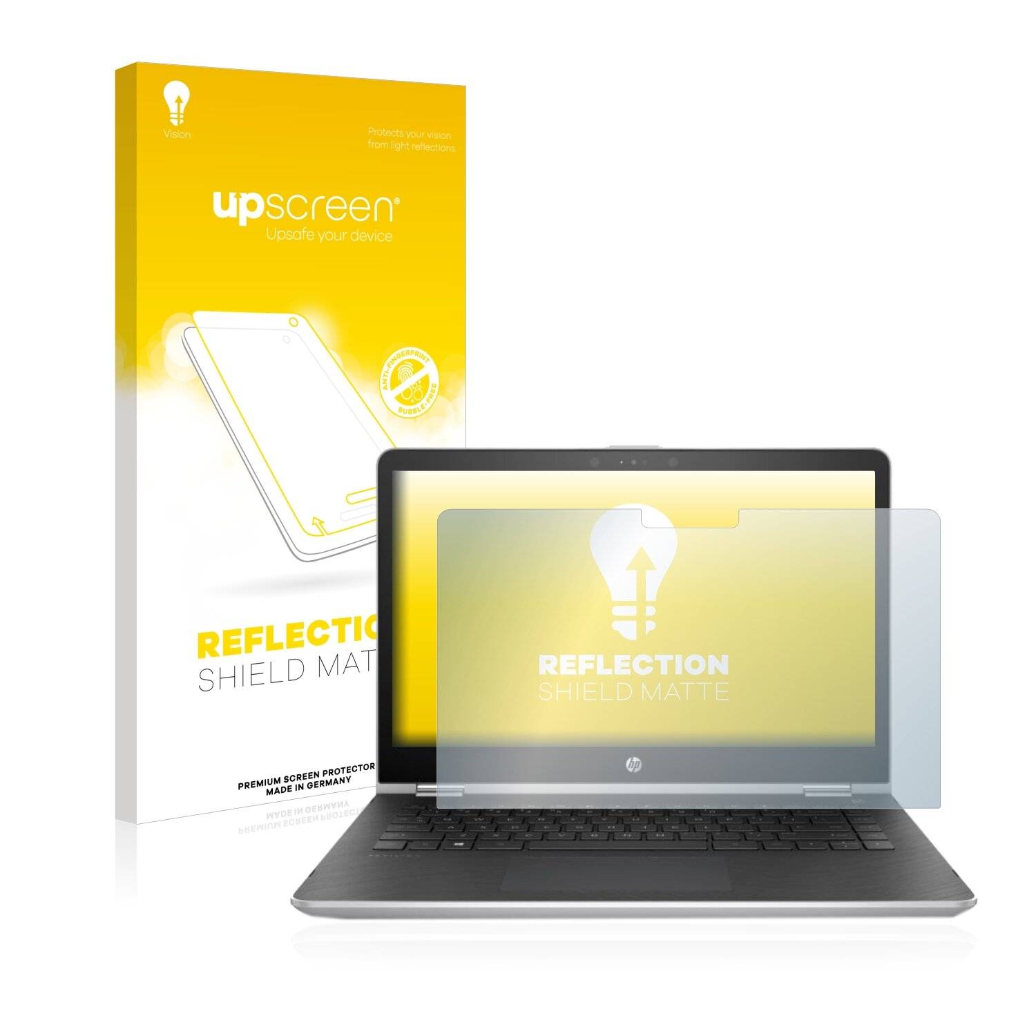 upscreen Reflection Shield Matte Premium Displayschutzfolie für HP Pavilion x360