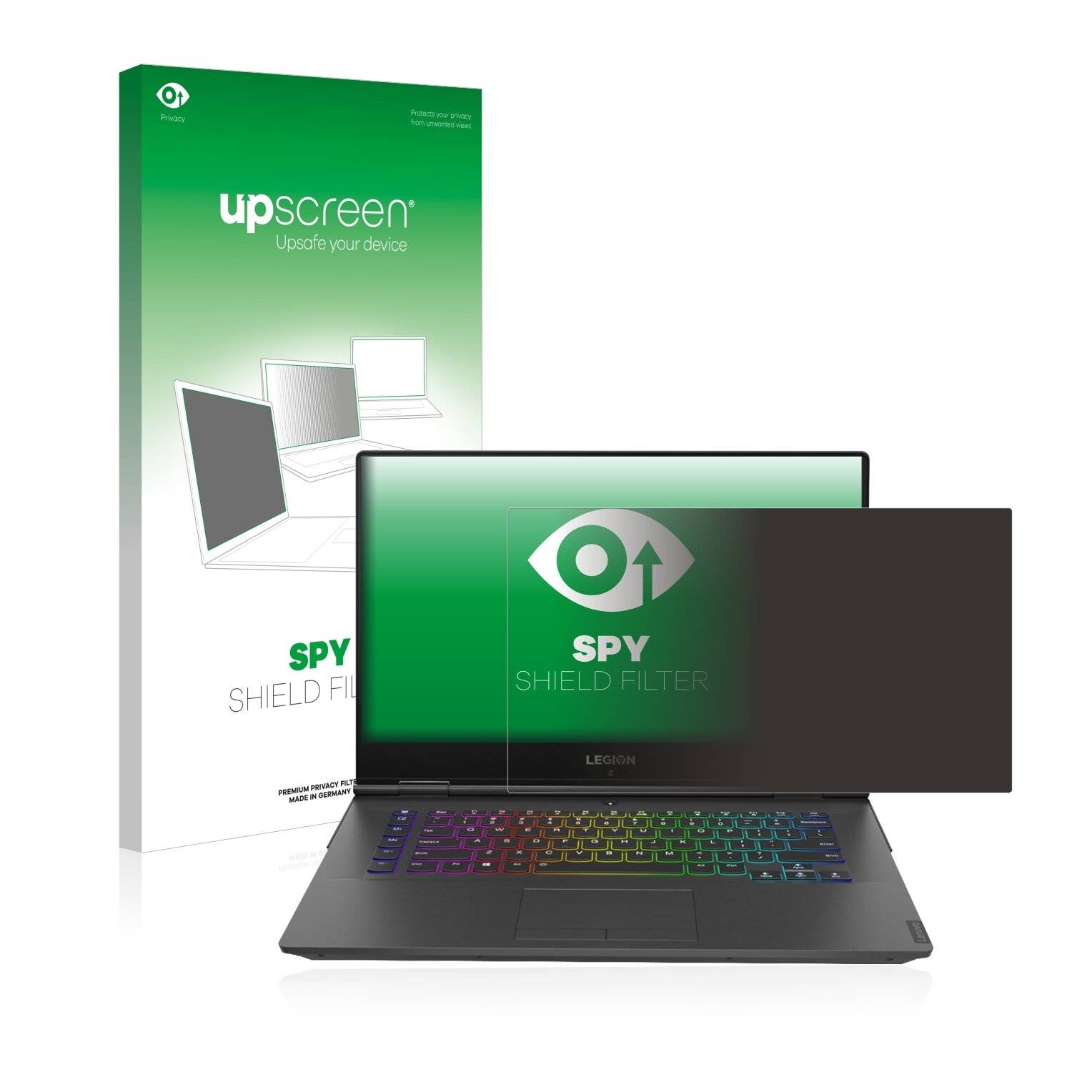 upscreen Spy Shield Filter Premium Blickschutzfilter für Lenovo Legion Y740