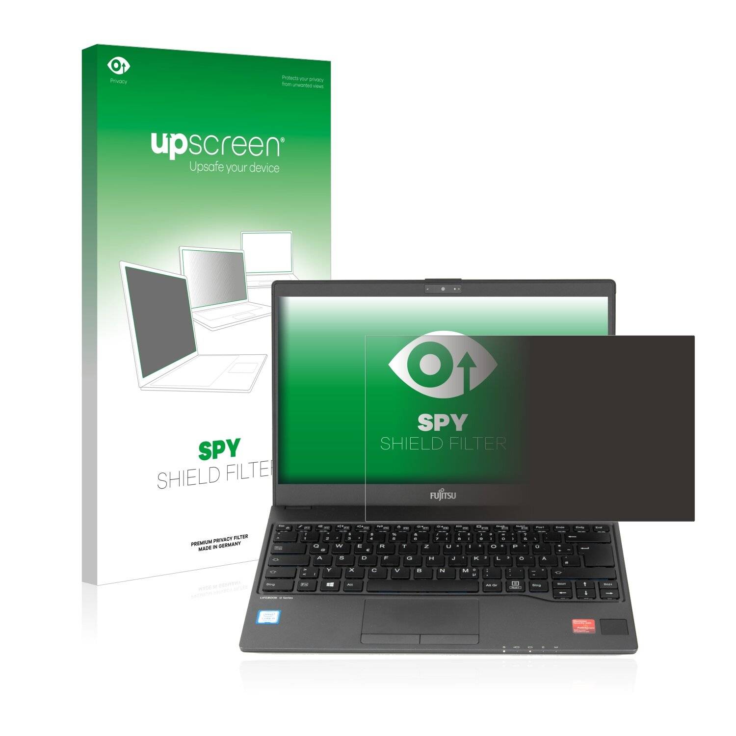 upscreen Spy Shield Filter Premium Blickschutzfilter für Fujitsu Lifebook