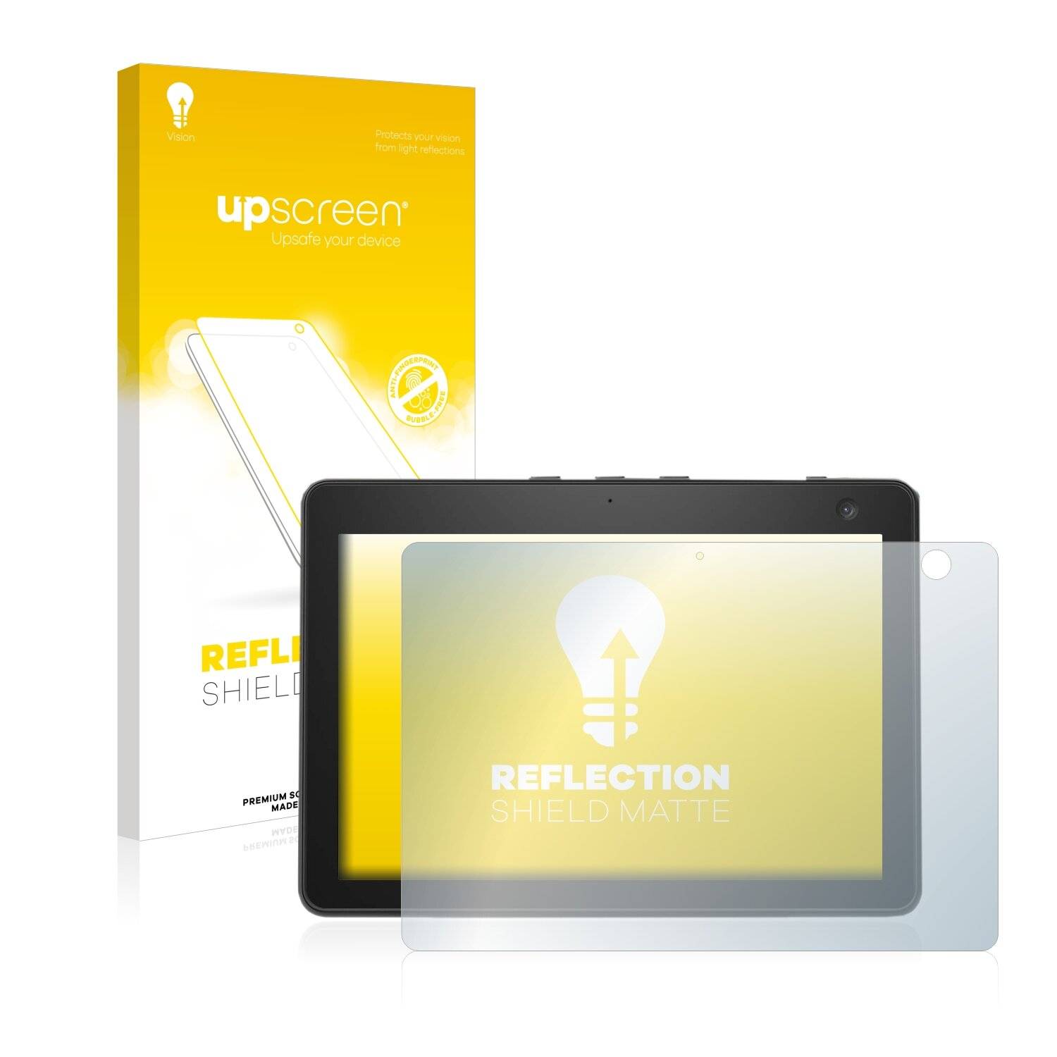 upscreen Reflection Shield Matte Premium Displayschutzfolie für Amazon Echo Show 10 (3.