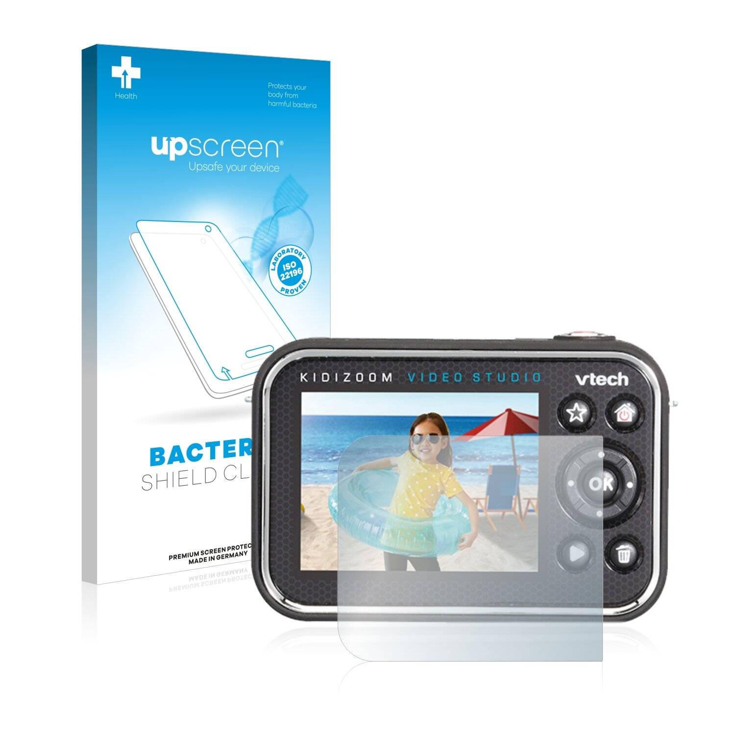 upscreen Bacteria Shield Clear Premium Antibakterielle Displayschutzfolie für Vtech Kidizoom
