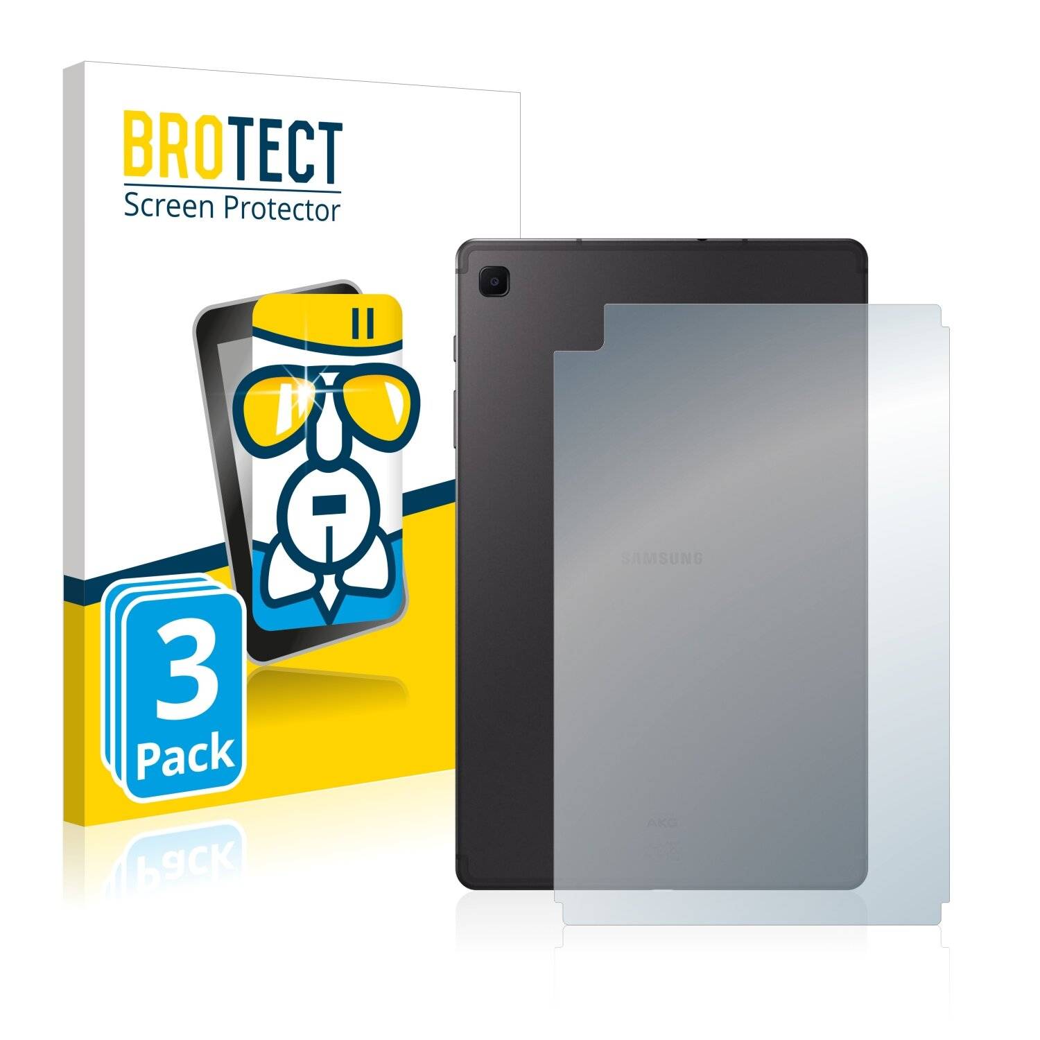 3x BROTECT AirGlass Schutzglas Folie für Samsung Galaxy Tab S6 Lite LTE 2020