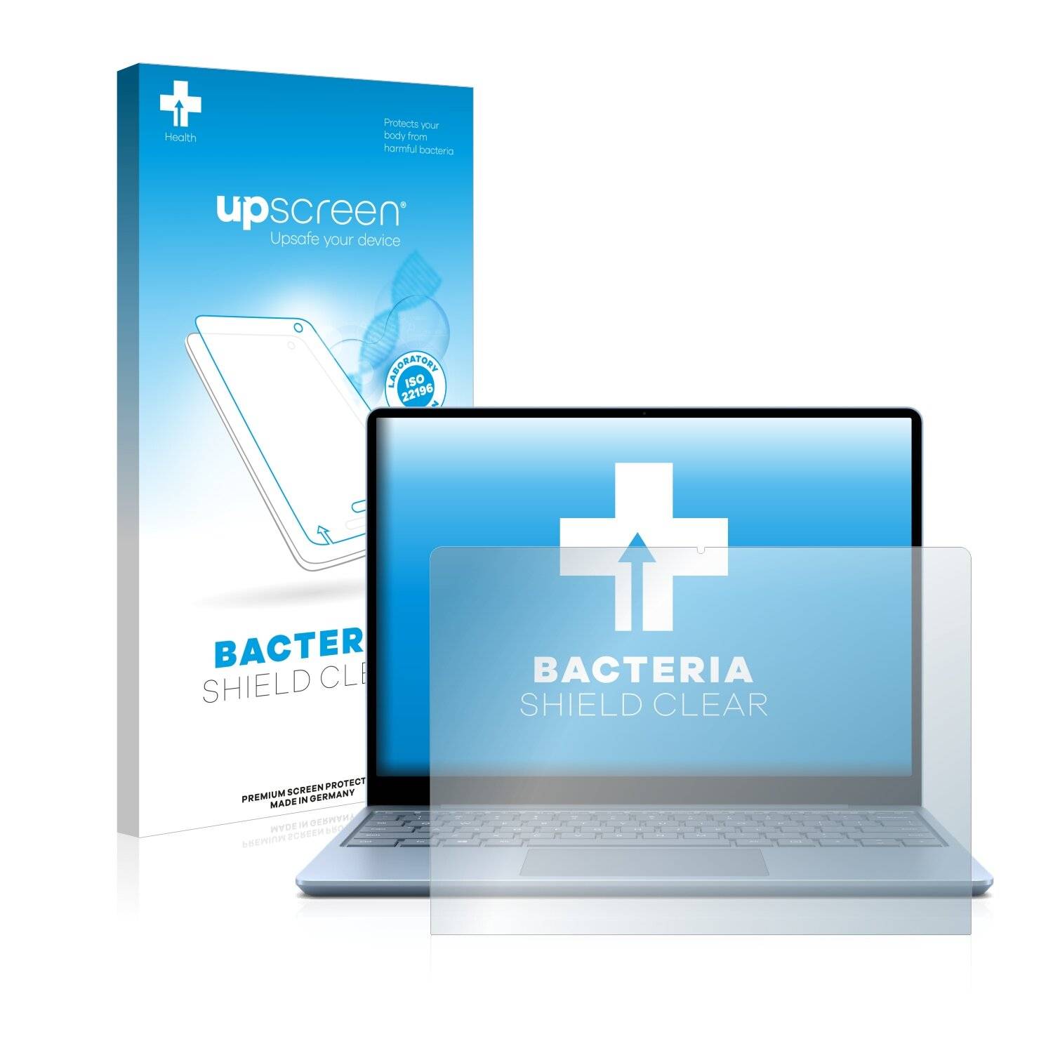 upscreen Bacteria Shield Clear Premium Antibakterielle Displayschutzfolie für Microsoft