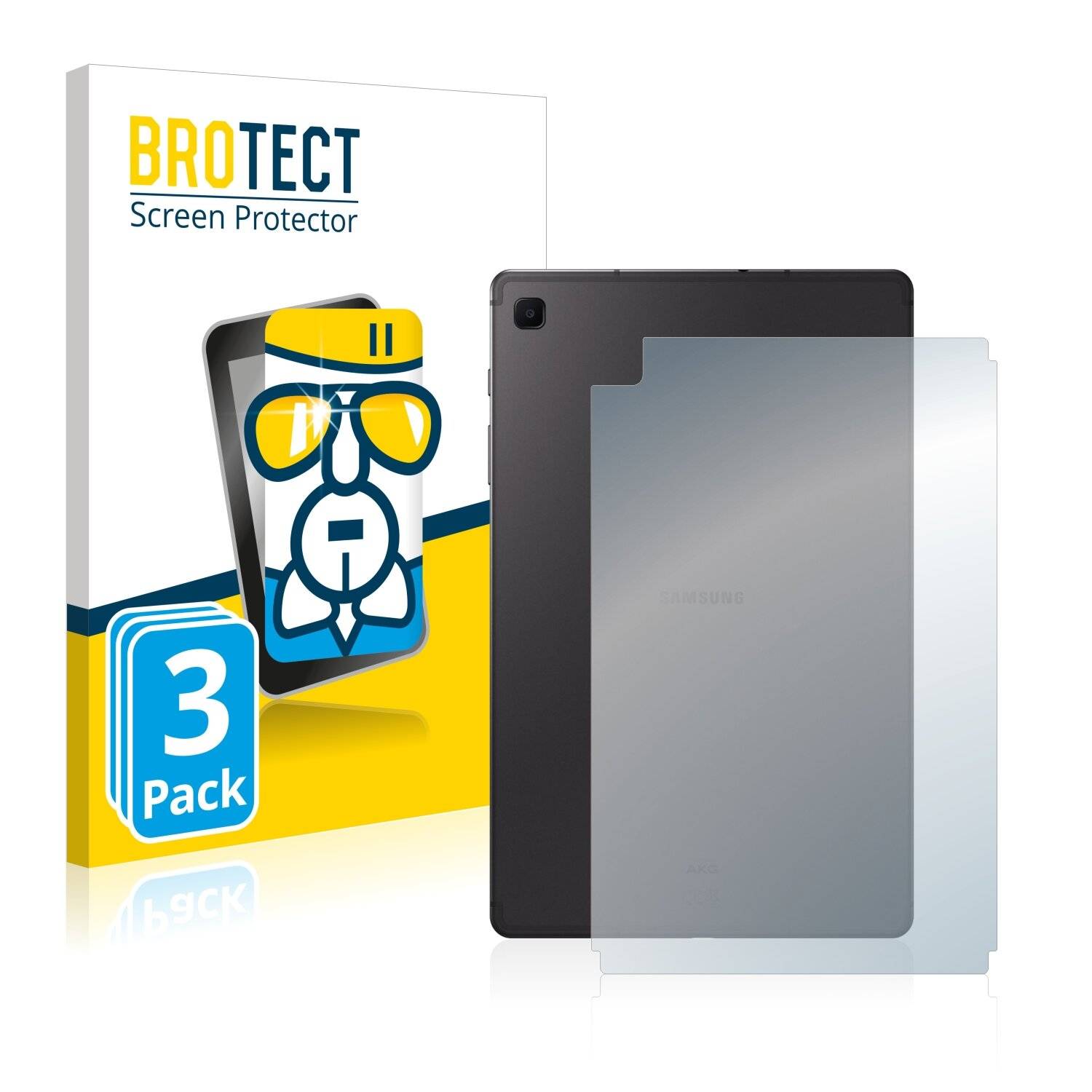 3x BROTECT AirGlass Schutzglas Folie für Samsung Galaxy Tab S6 Lite WiFi 2020