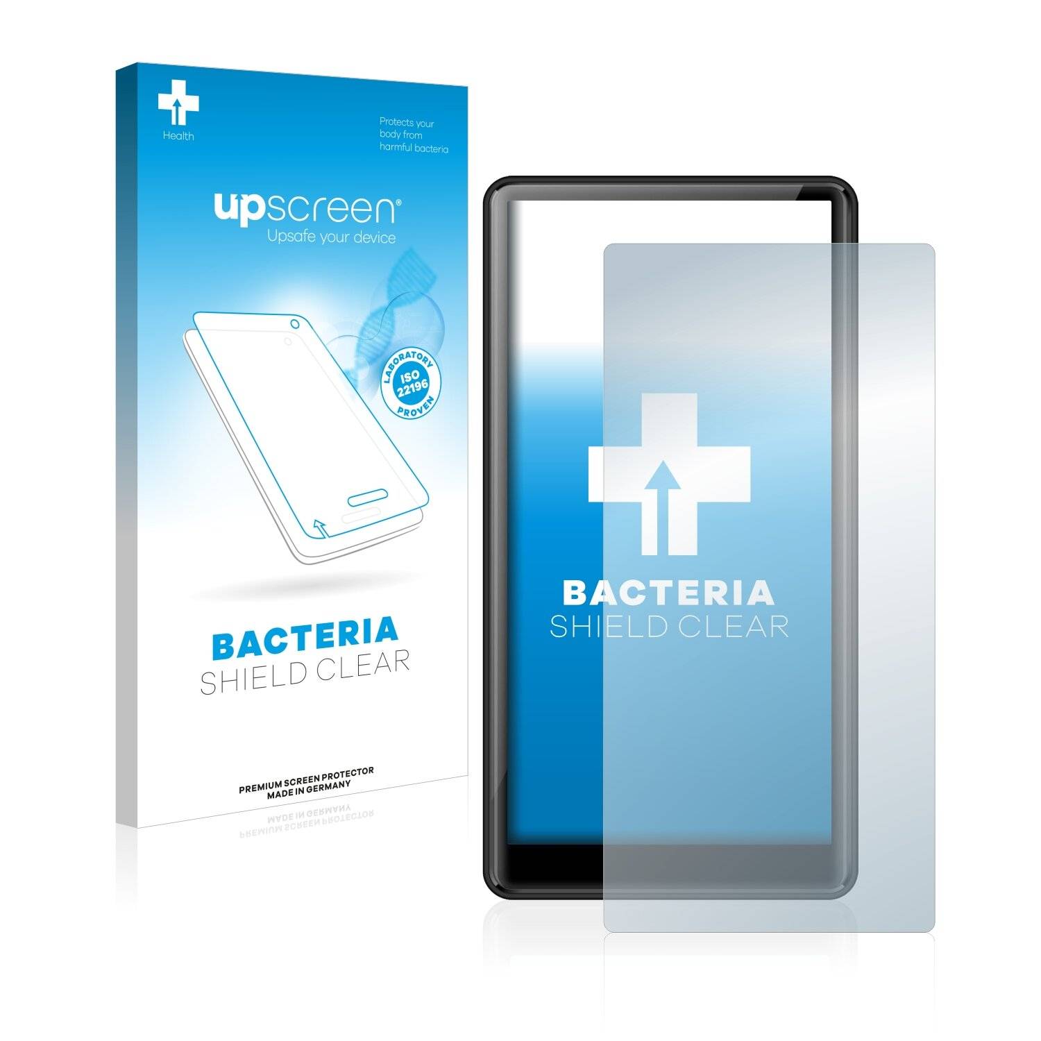 upscreen Bacteria Shield Clear Premium Antibakterielle Displayschutzfolie für AGPtek