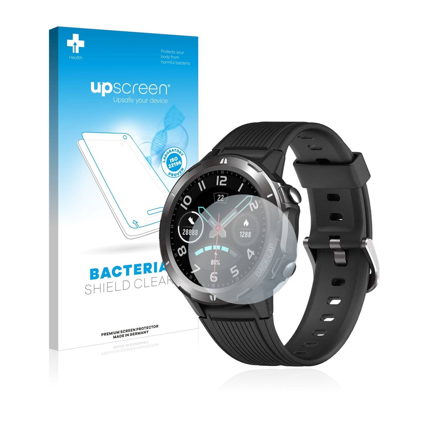 upscreen Bacteria Shield Clear Premium Antibakterielle Displayschutzfolie für Kungix