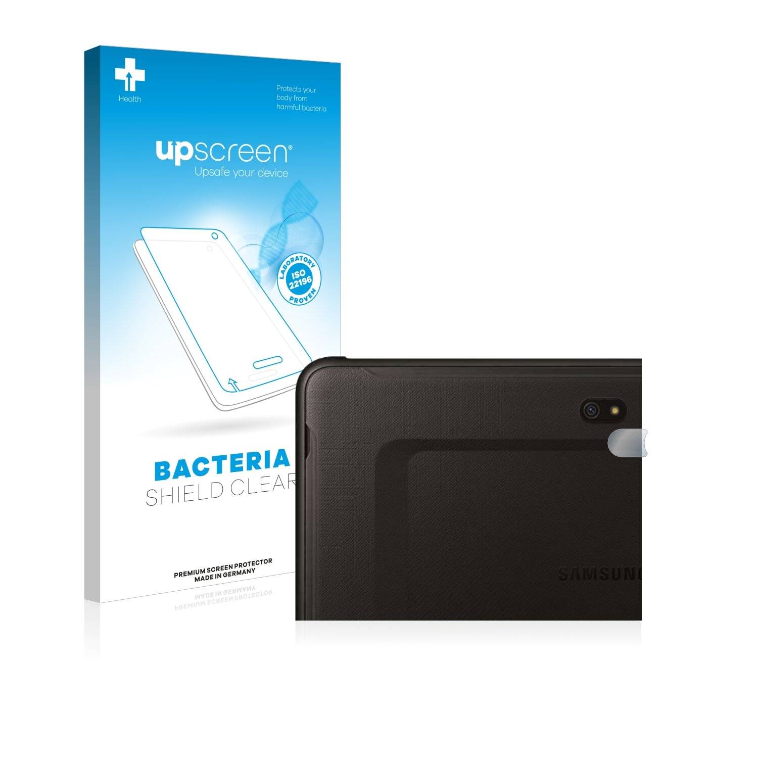upscreen Bacteria Shield Clear Premium Antibakterielle Displayschutzfolie für Samsung Galaxy