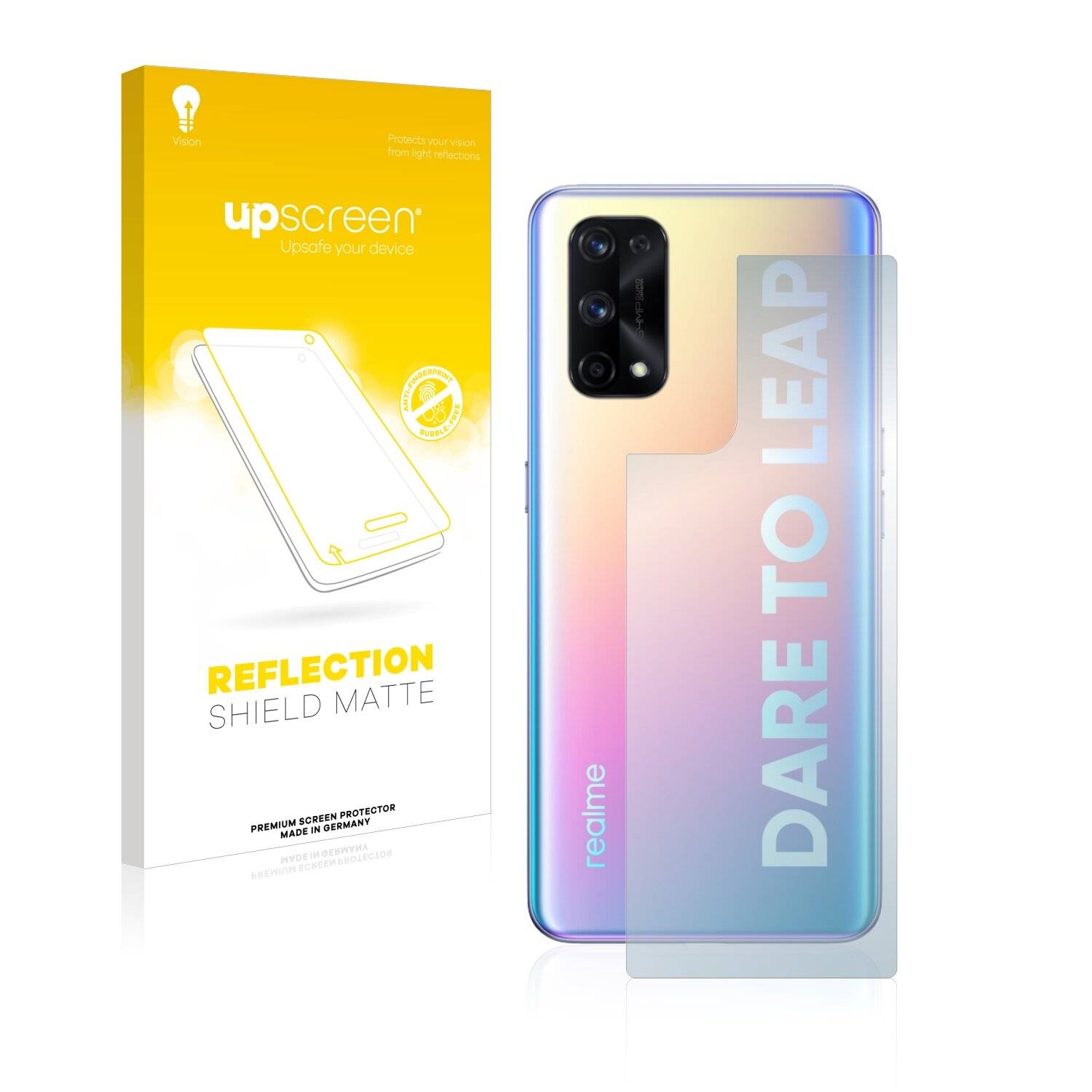 upscreen Reflection Shield Matte Premium Displayschutzfolie für Realme X7 Pro