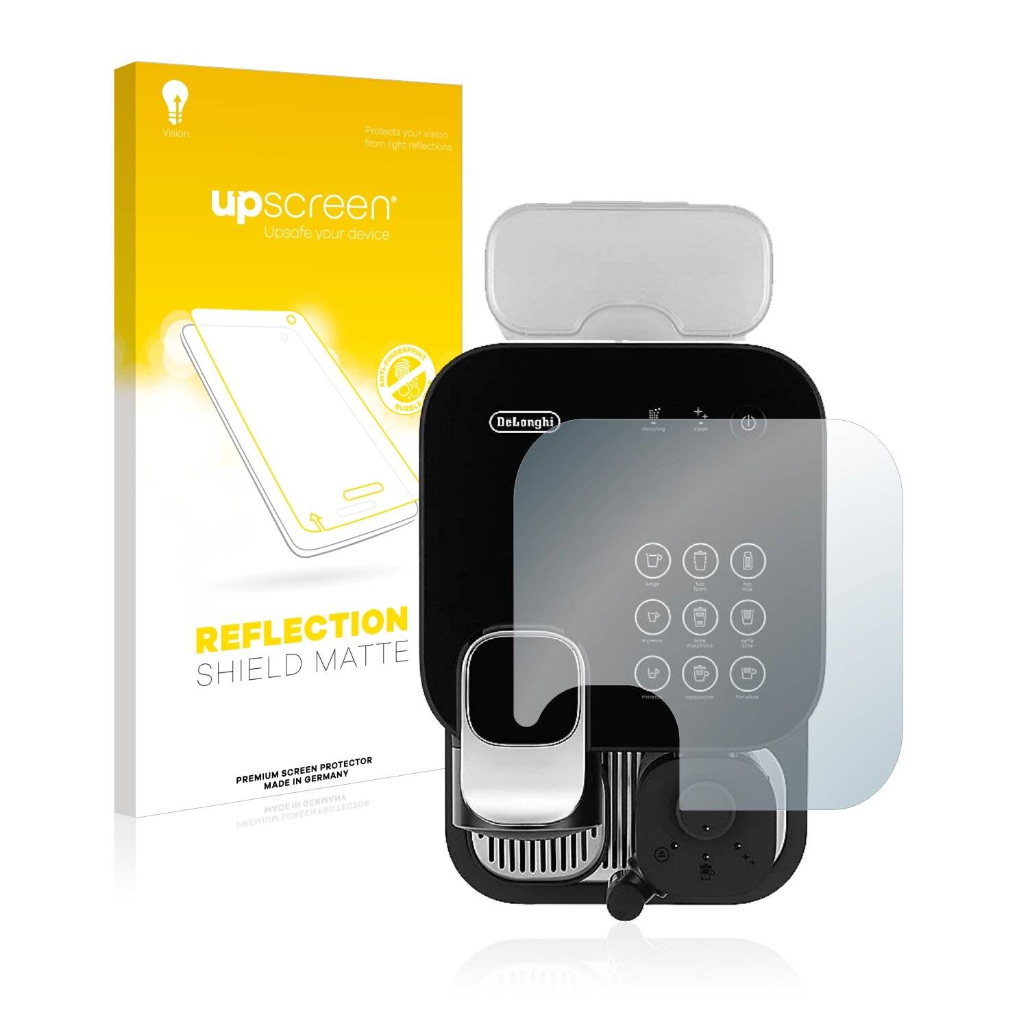 upscreen Reflection Shield Matte Premium Displayschutzfolie für DeLonghi Gran Lattissima