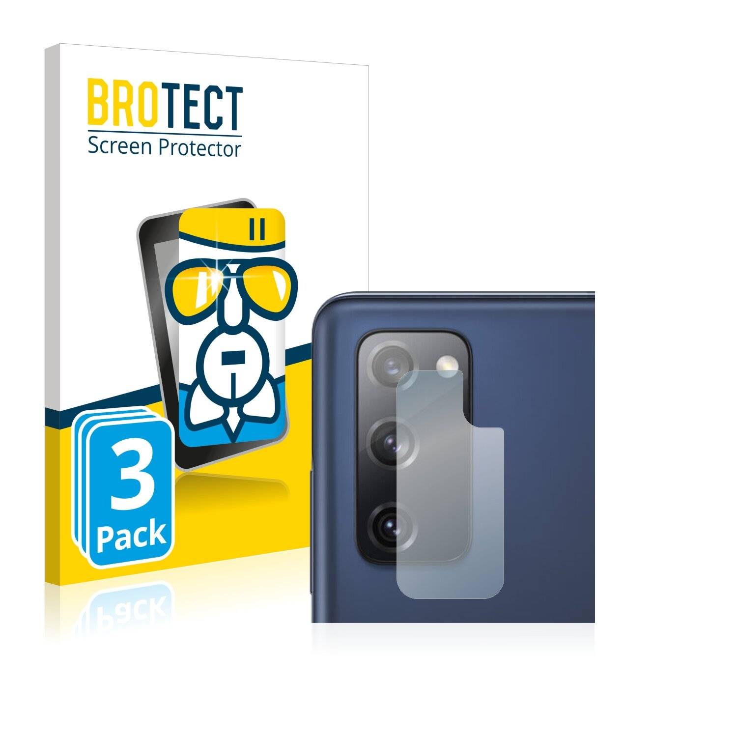 3x BROTECT AirGlass Schutzglas Folie für Samsung Galaxy S20 FE (NUR