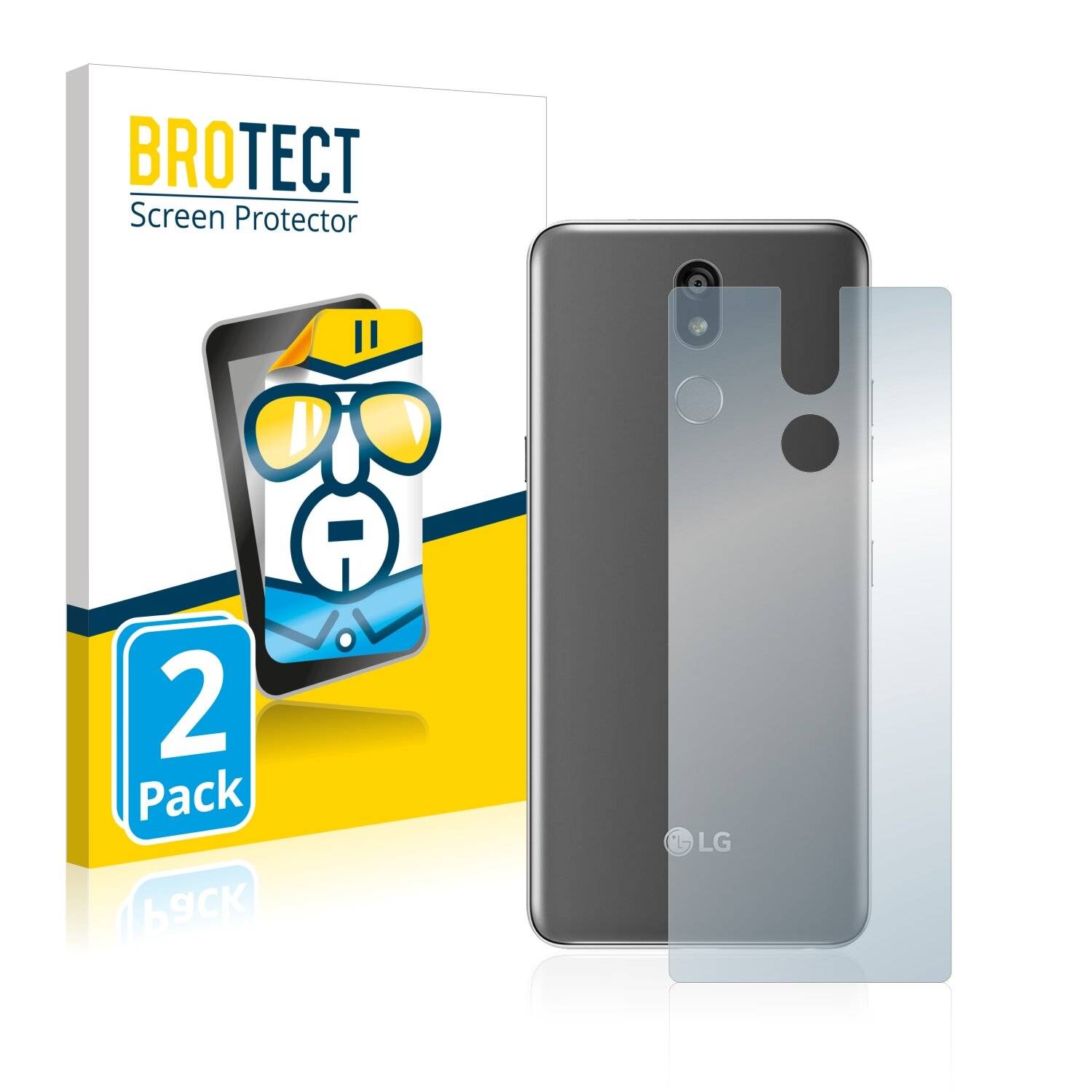 2x BROTECT HD-Clear Displayschutzfolie für LG K40