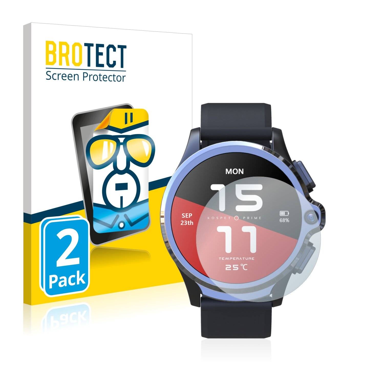 2x BROTECT HD-Clear Displayschutzfolie für Kospet