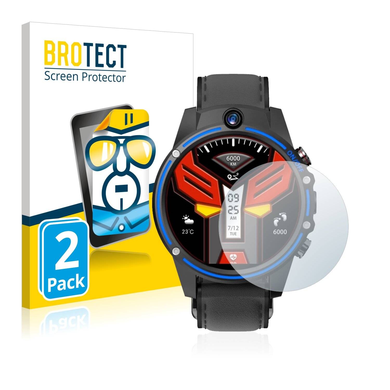 2x BROTECT HD-Clear Displayschutzfolie für Kospet