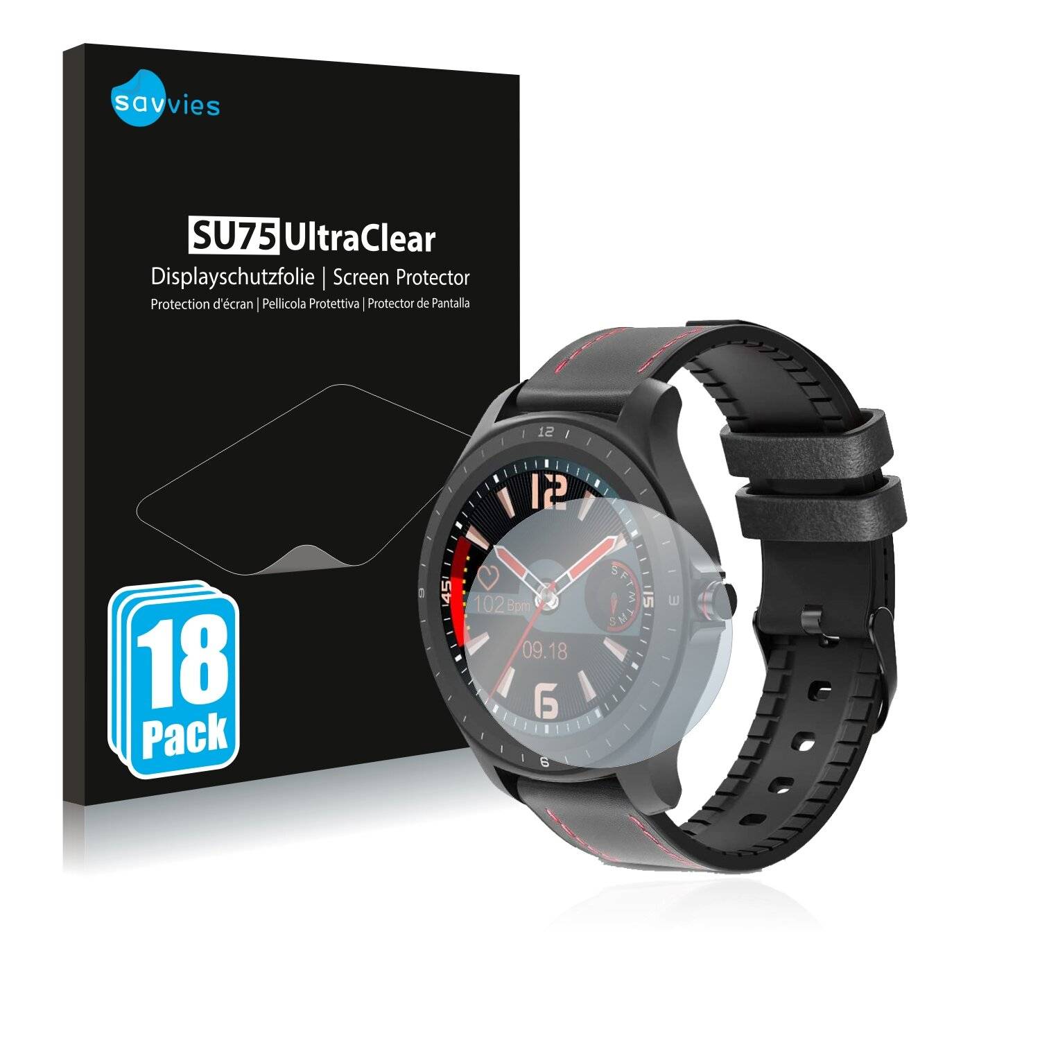 18x Savvies SU75 Displayschutzfolie für BlitzWolf
