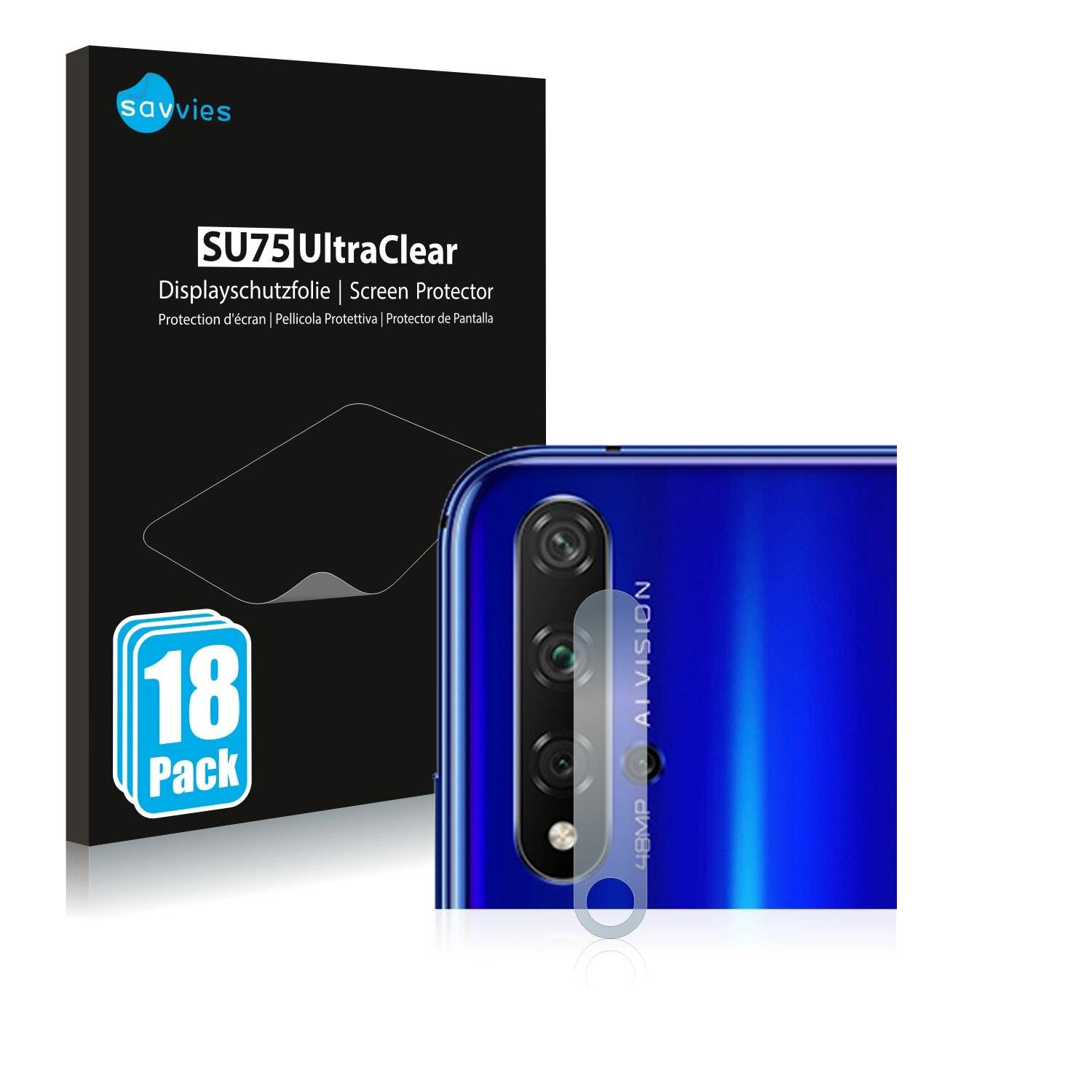 18x Savvies SU75 Displayschutzfolie für BlitzWolf
