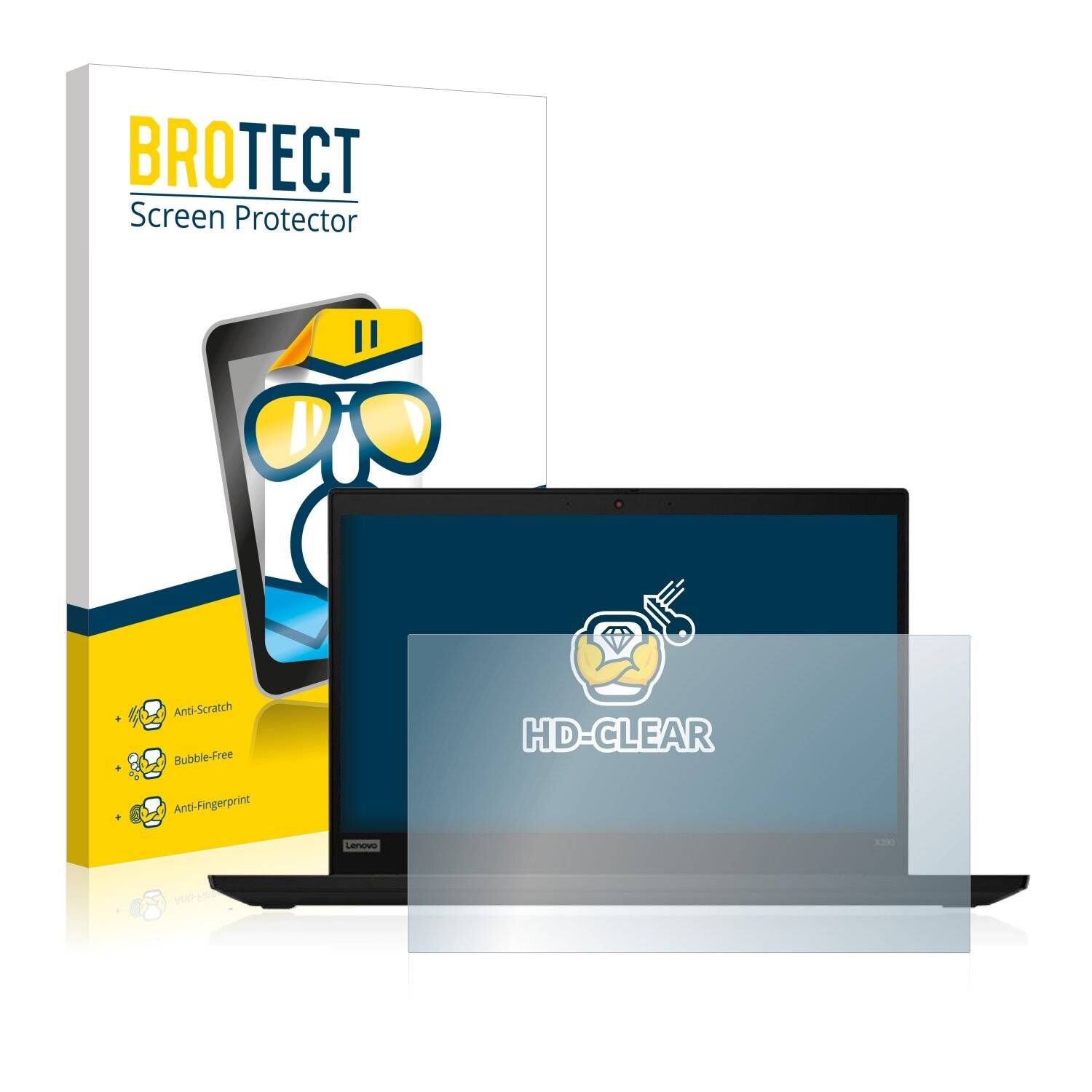 BROTECT HD-Clear Displayschutzfolie für Lenovo ThinkPad X395