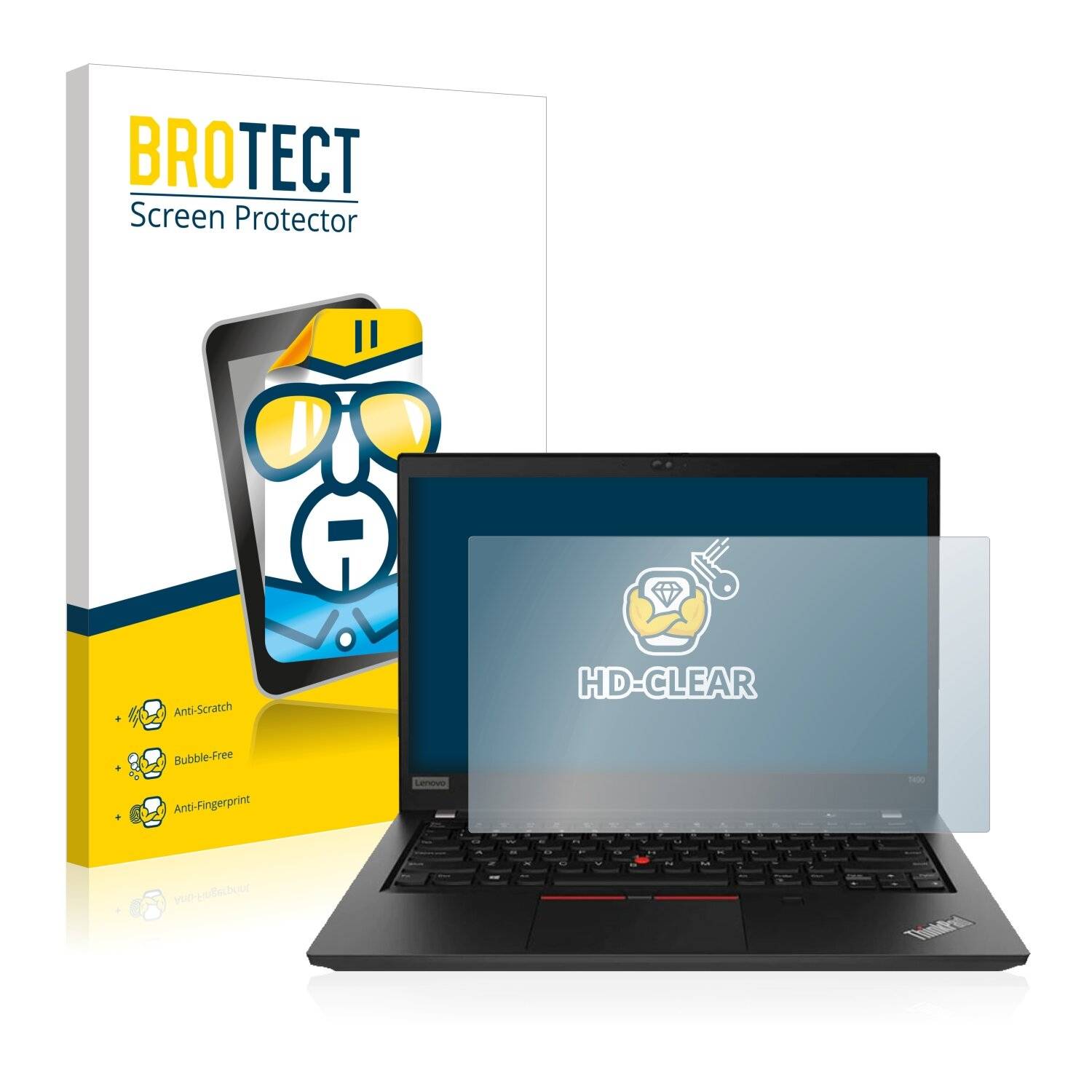 BROTECT HD-Clear Displayschutzfolie für Lenovo ThinkPad T495