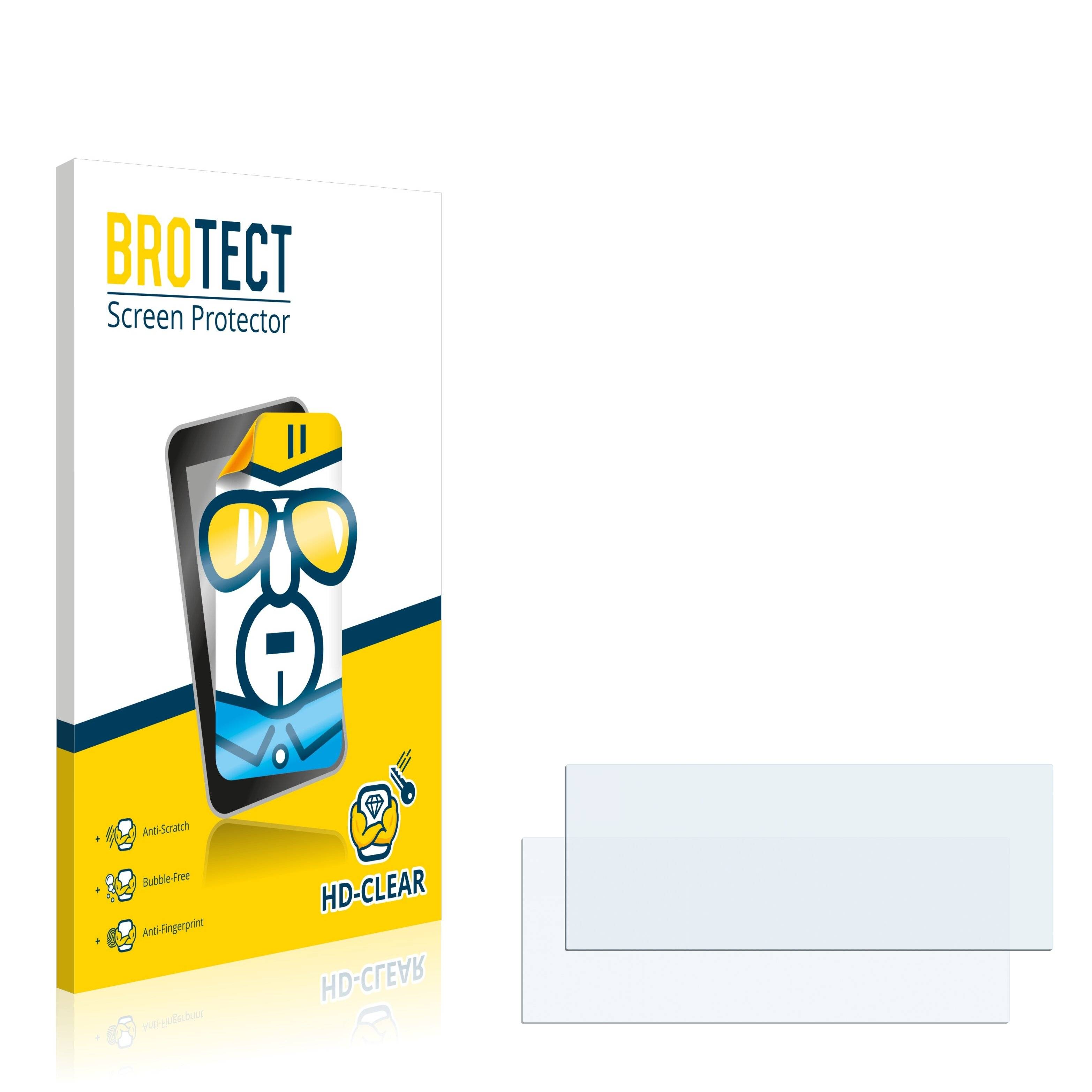 2x BROTECT HD-Clear Displayschutzfolie für BMW 5 F10 2012 CID