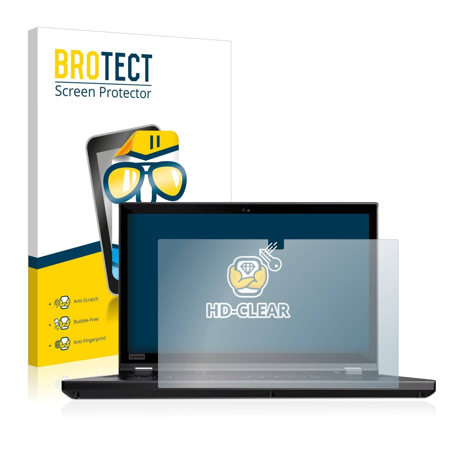 BROTECT HD-Clear Displayschutzfolie für Lenovo ThinkPad P53