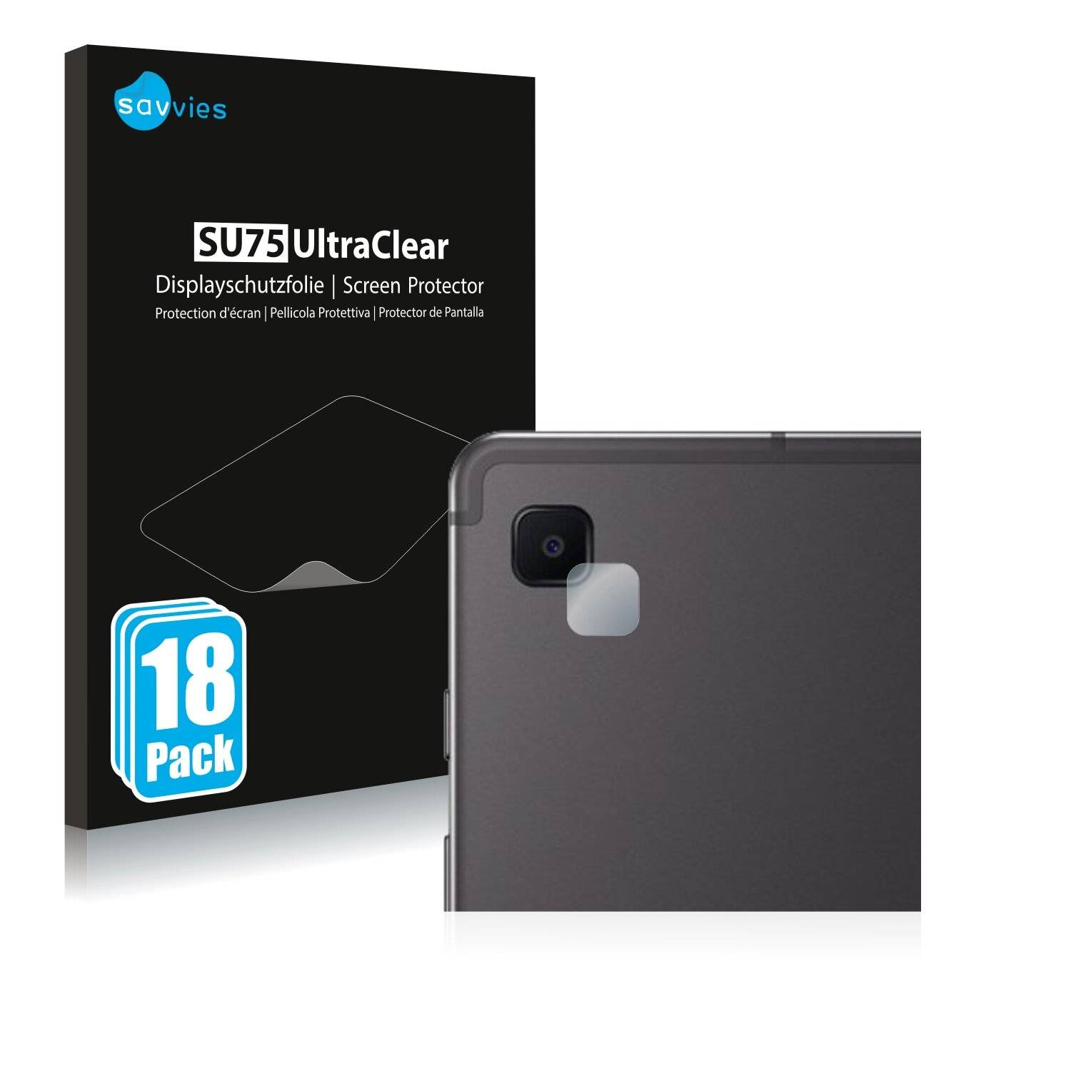18x Savvies SU75 Displayschutzfolie für Samsung Galaxy Tab S6 Lite WiFi 2020 (NUR