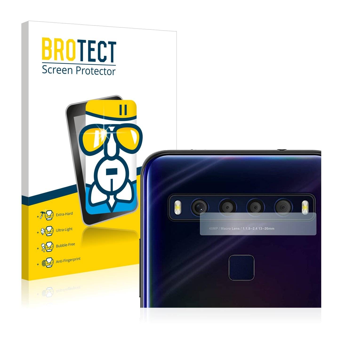 BROTECT AirGlass Schutzglas Folie für TCL 10L (NUR