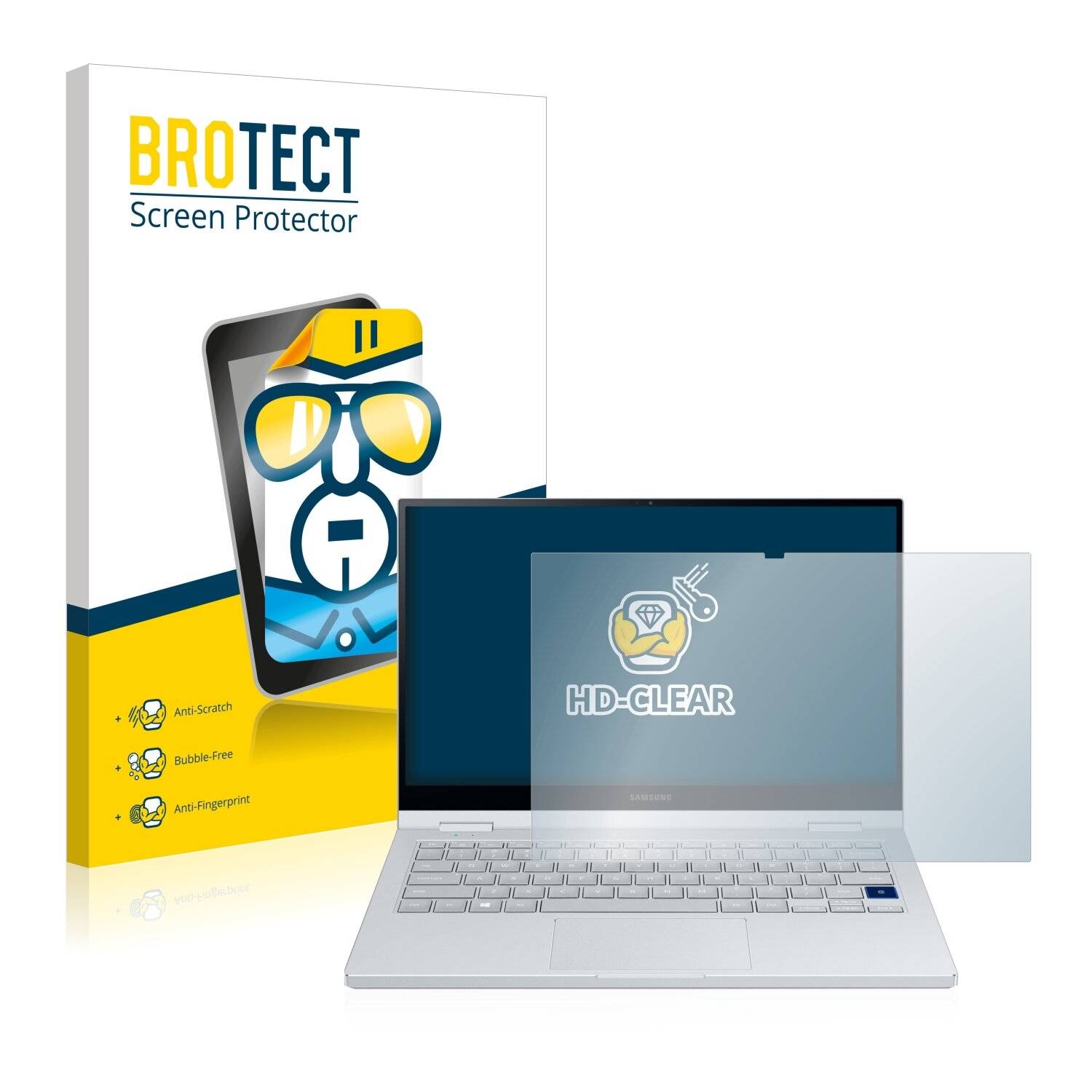BROTECT HD-Clear Displayschutzfolie für Samsung Galaxy Book Flex