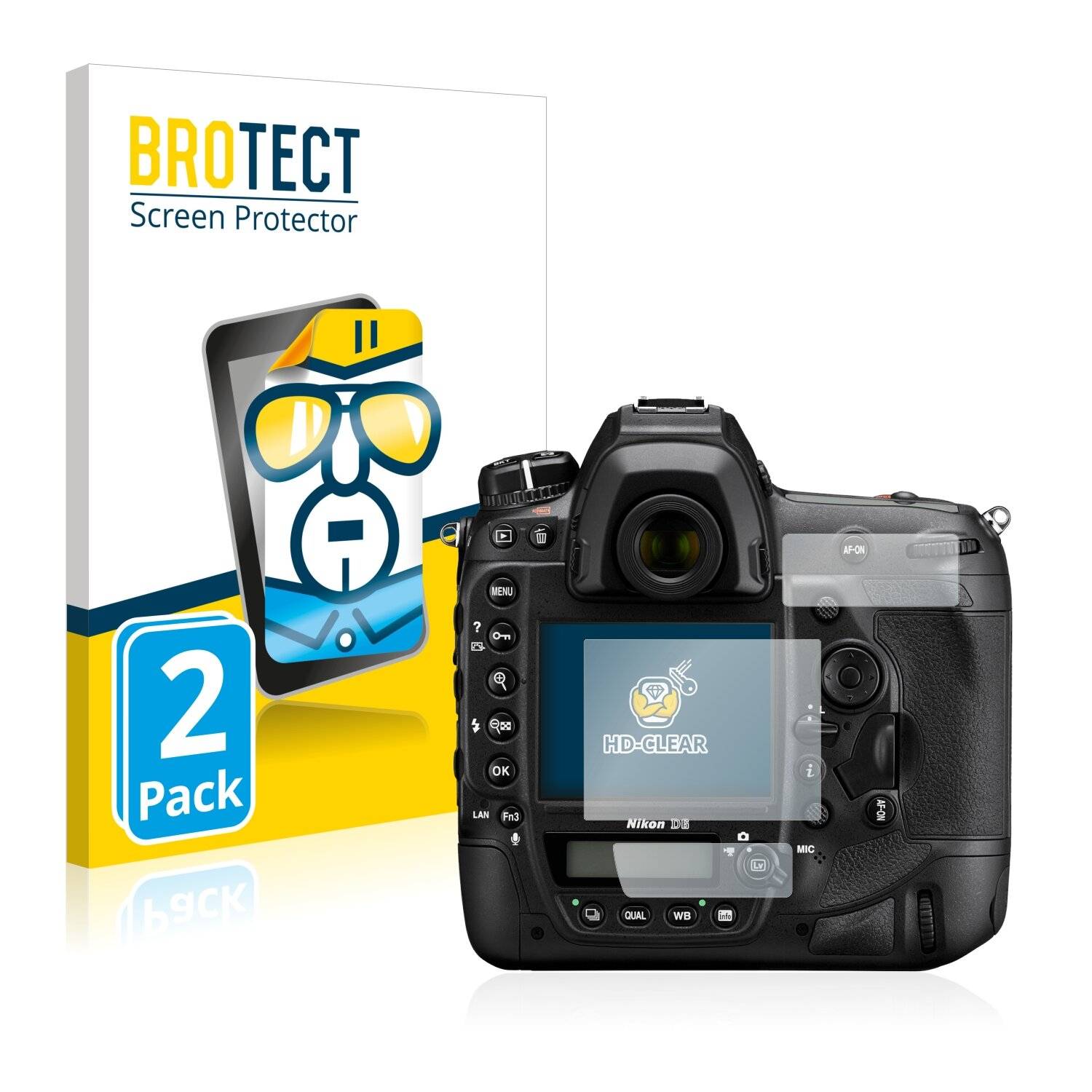 2x BROTECT HD-Clear Displayschutzfolie für Nikon