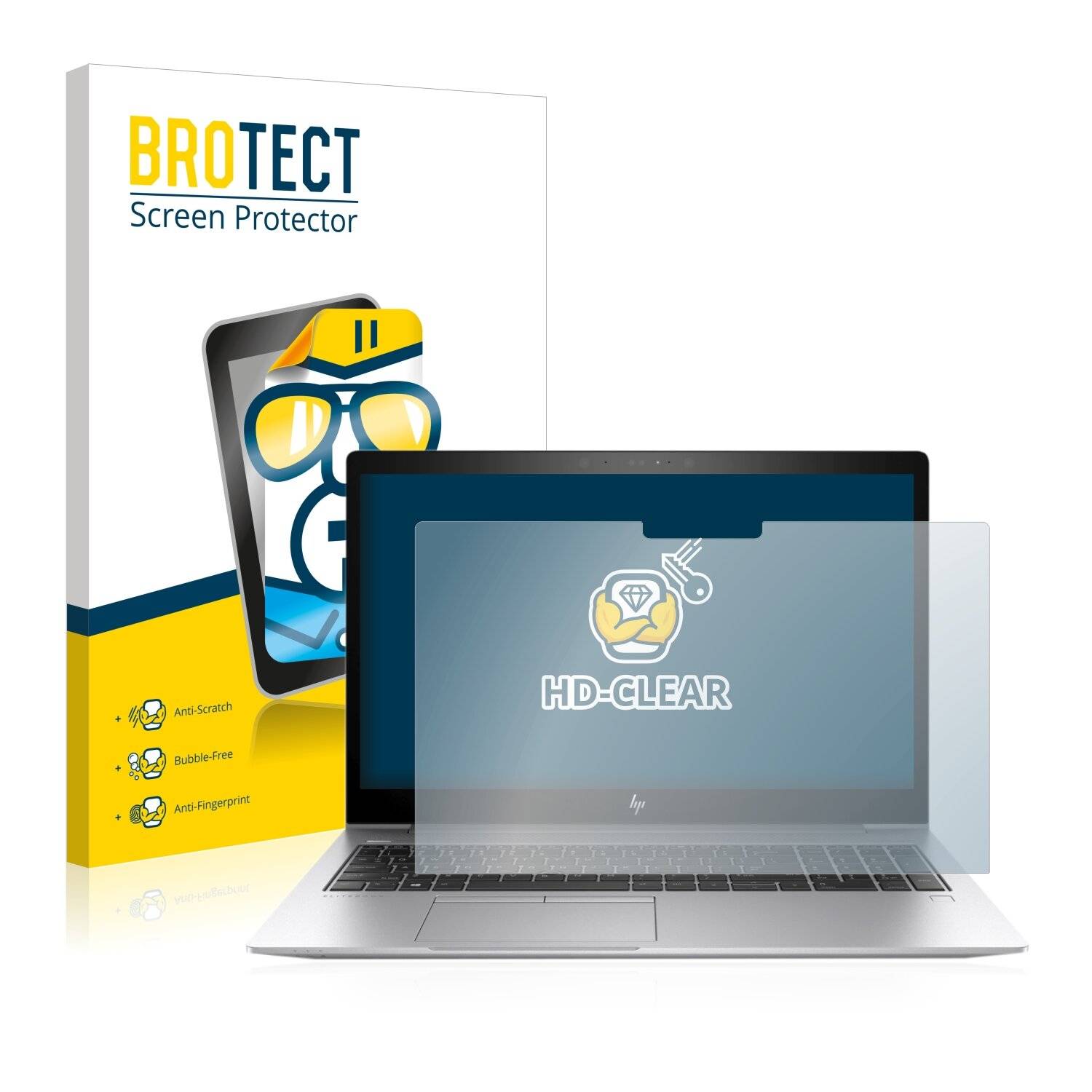 BROTECT HD-Clear Displayschutzfolie für HP EliteBook 755