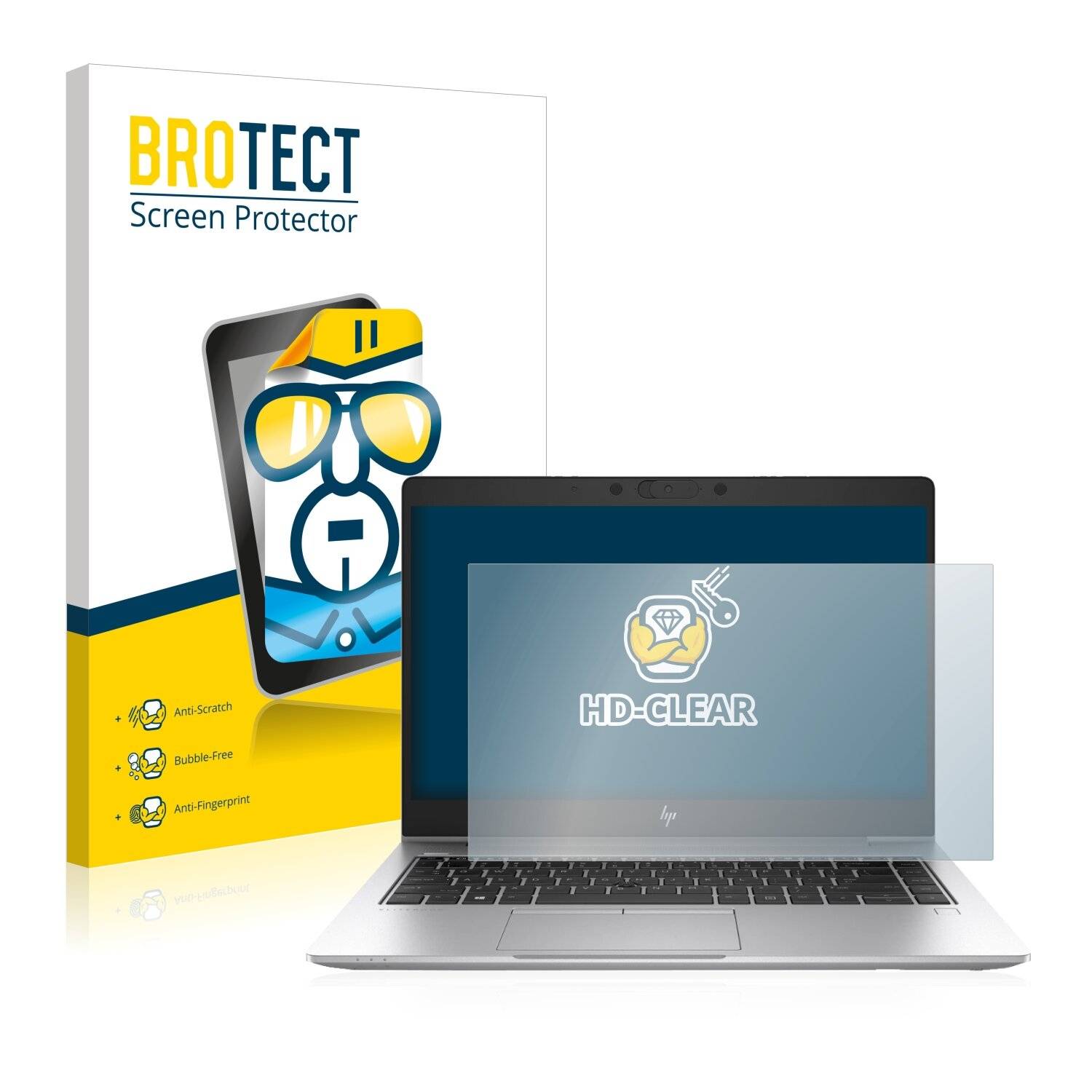 BROTECT HD-Clear Displayschutzfolie für HP EliteBook 735